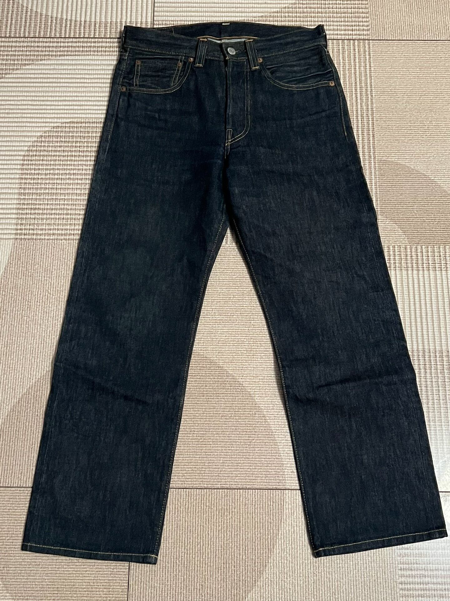 Levi's Vintage Clothing levi's vintage dark blue jeans Size US 36 / EU 52 - 1 Thumbnail