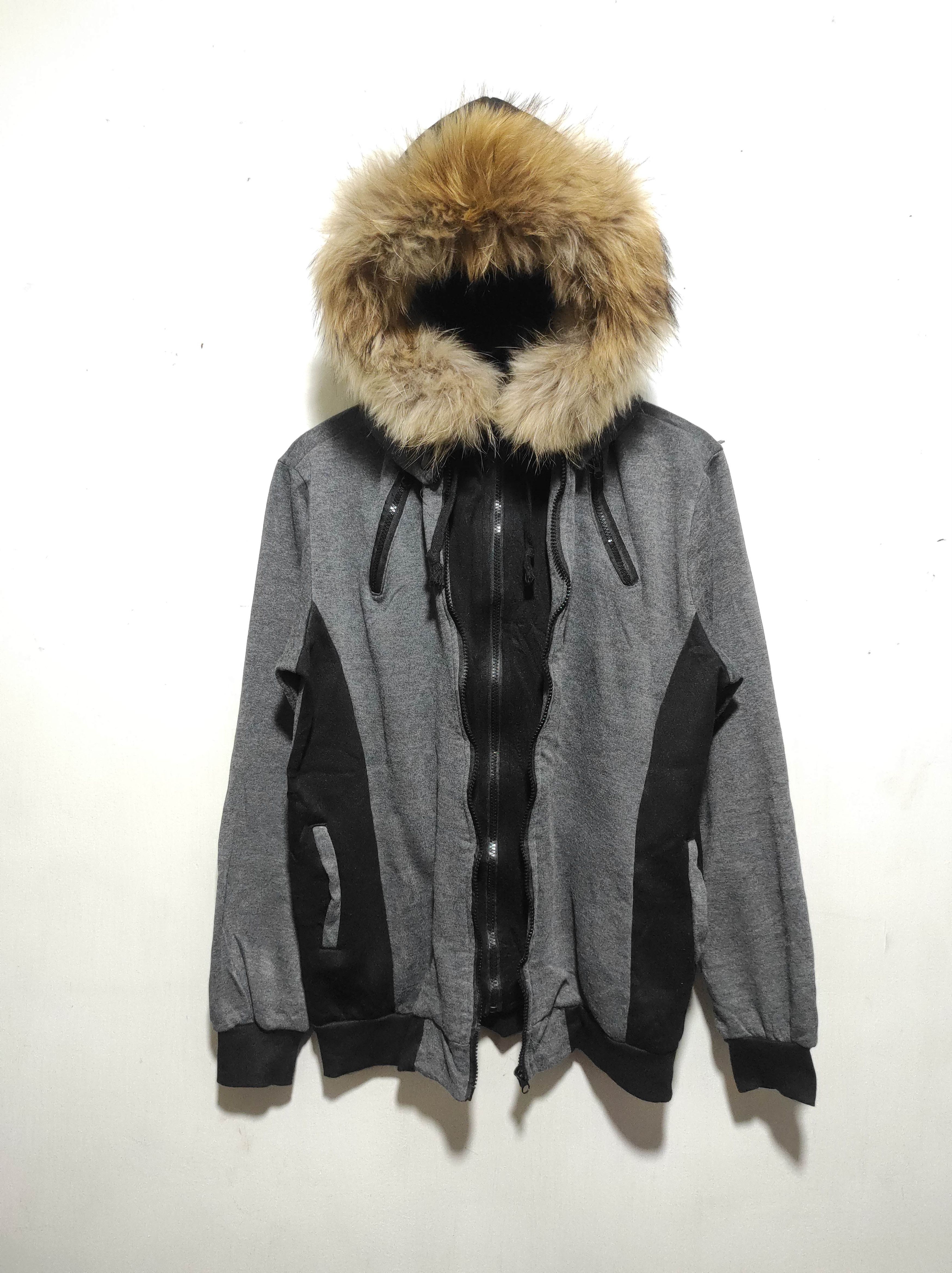 Hysteric Glamour Gray Double Layer Zipper Fur Hoodie Lgb Style Size US S / EU 44-46 / 1 - 2 Thumbnail