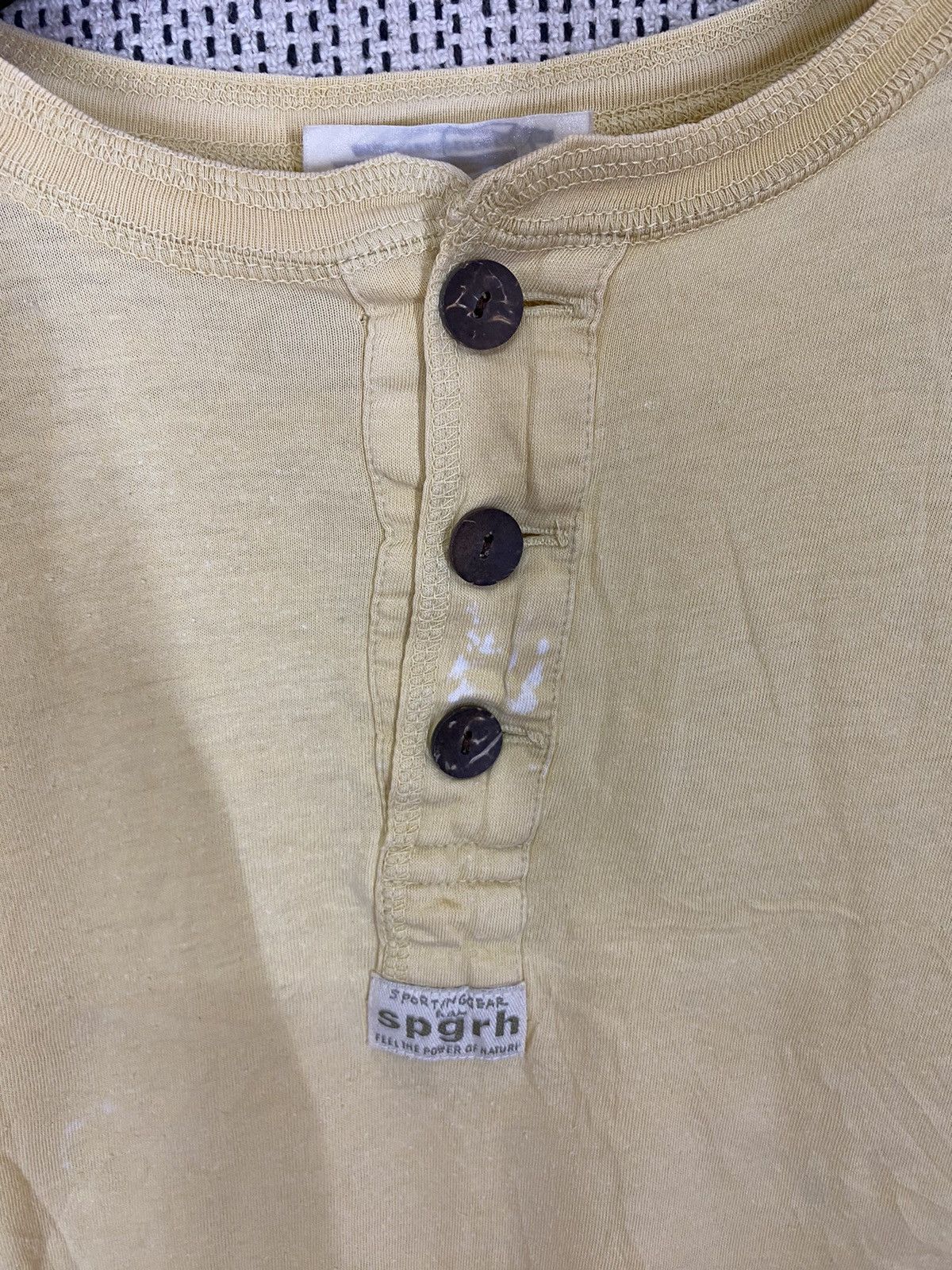 Hai Sporting Gear × Issey Miyake × Japanese Brand ‼️VINTAGE HAI SPORTING GEAR TSHIRT BUTTON SIMPLE DESIGN‼️ Size US L / EU 52-54 / 3 - 3 Thumbnail