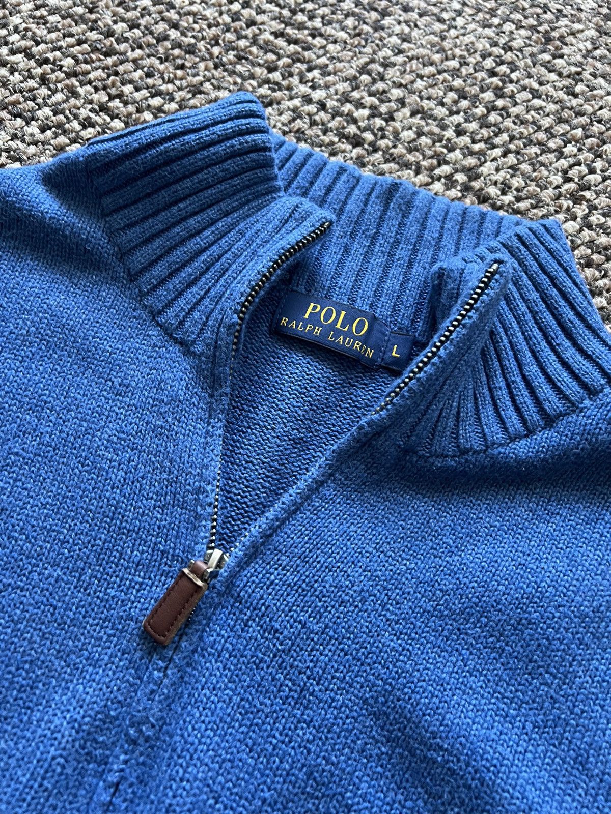 Polo Ralph Lauren × Vintage Vintage Polo Ralph Lauren Sweater 1/3 Zip 90s Y2K Streetwear Size US L / EU 52-54 / 3 - 10 Thumbnail