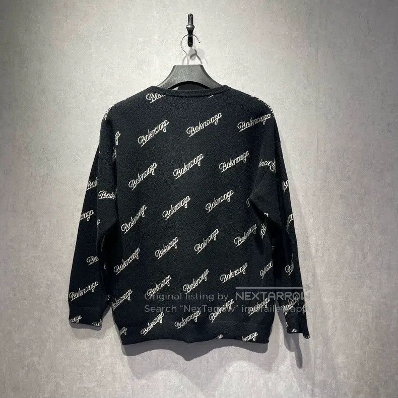 Balenciaga Balenciaga Sweater with Full Logo Print Size US S / EU 44-46 / 1 - 2 Thumbnail