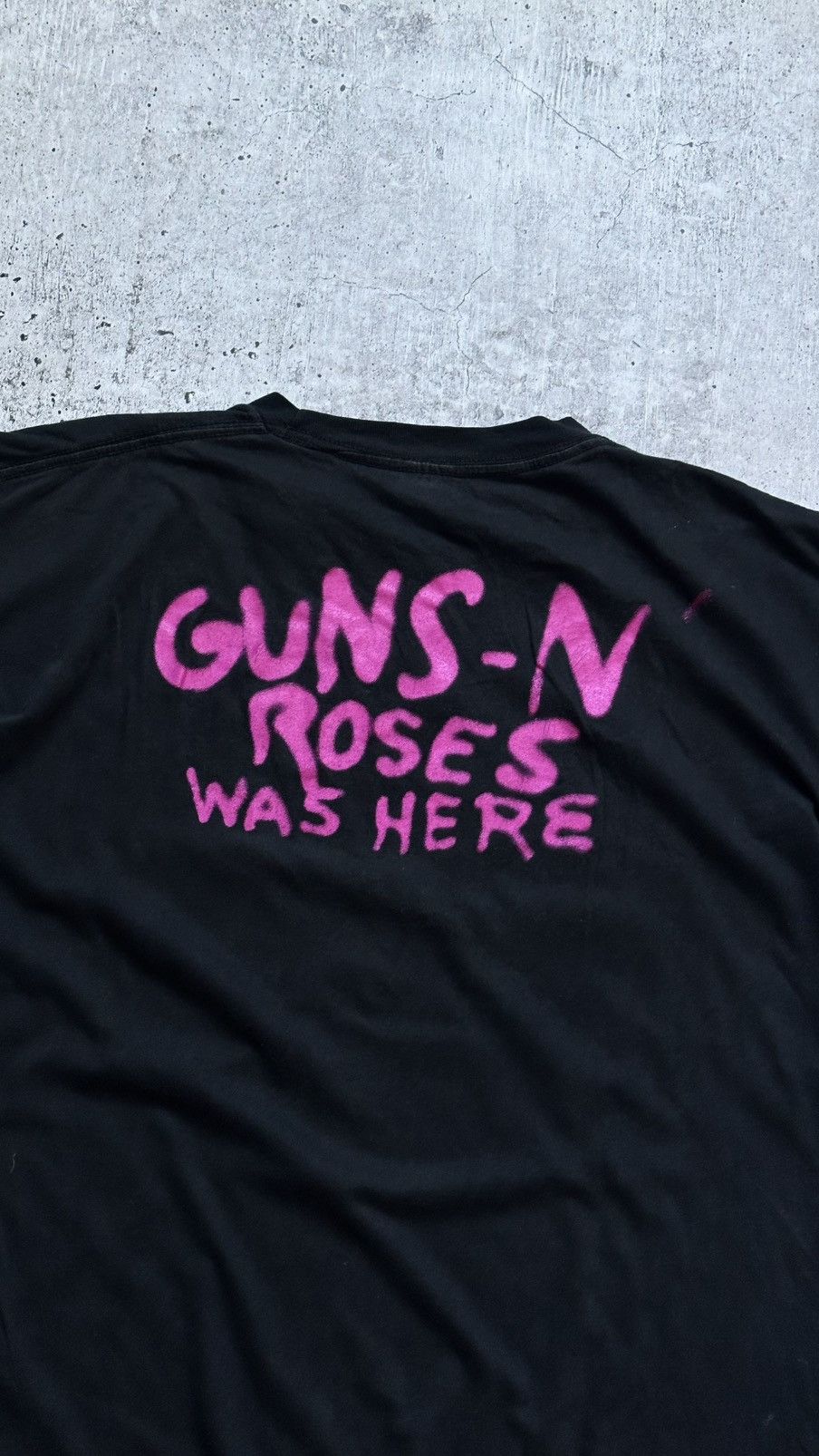 Band Tees 1987 Guns n Roses 'Was here' Vintage Tour Band Tee Size US XL / EU 56 / 4 - 19 Thumbnail