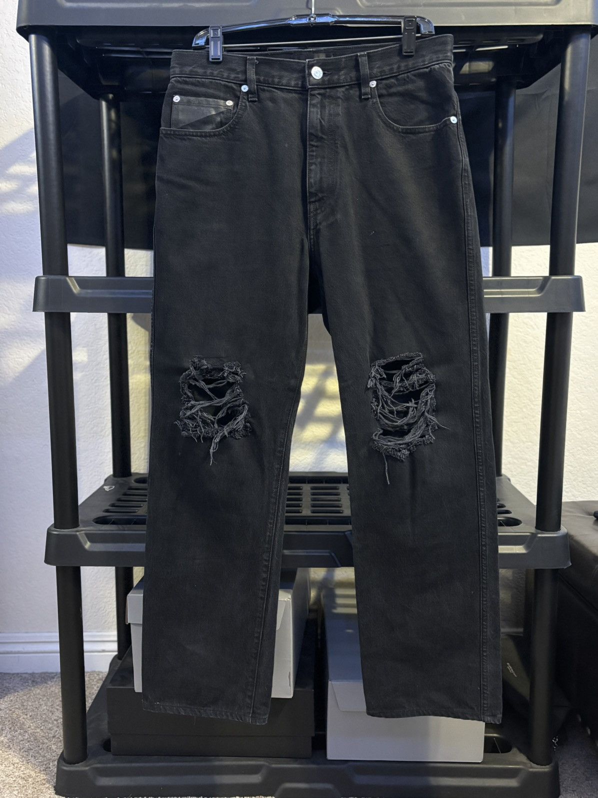 Helmut Lang HELMUT LANG MID-RISE SLIM RAW DENIM - 32 | Grailed