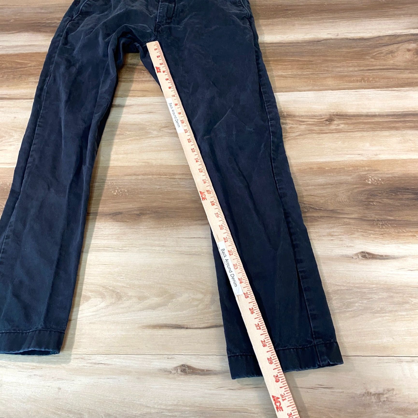 J.Crew J.Crew 484 Slim Fit Chino Pants Mens 31 x 30 Black Cotton Twill Size US 31 - 5 Thumbnail