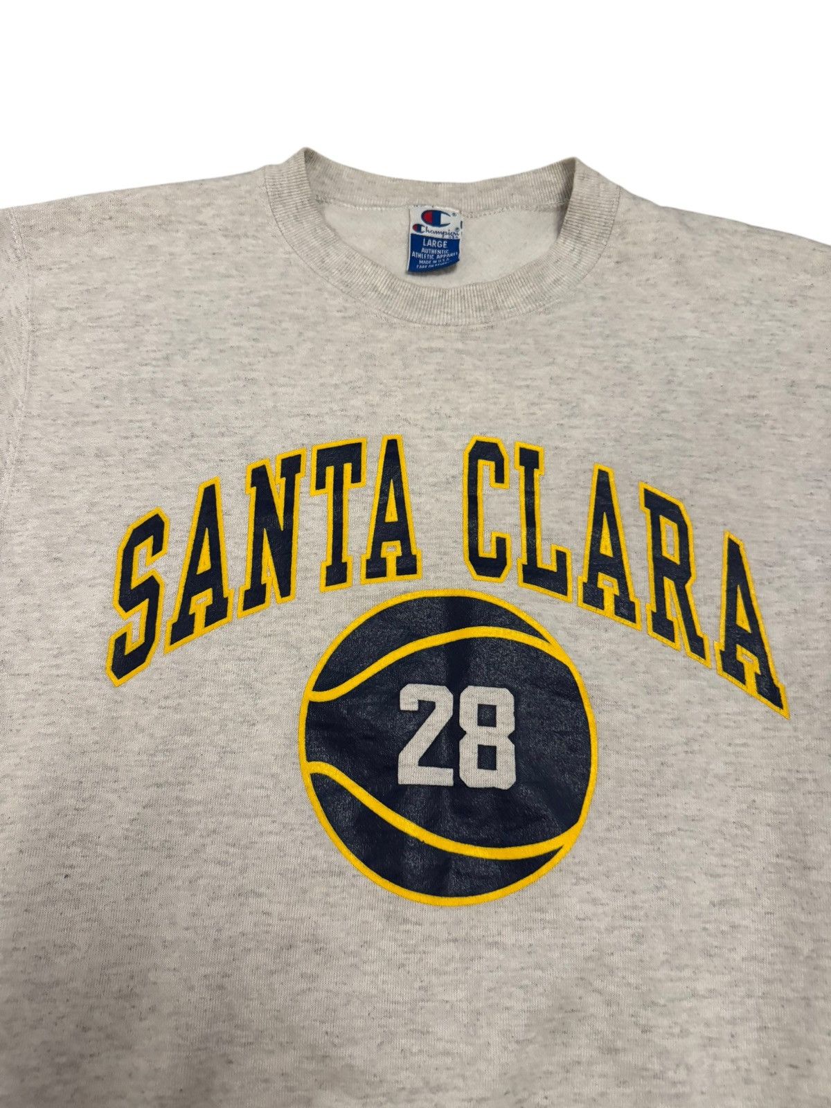 Champion × NCAA × Vintage Santa Clara University 90s NCAA Basketball Sweatshirt Large Size US L / EU 52-54 / 3 - 7 Thumbnail