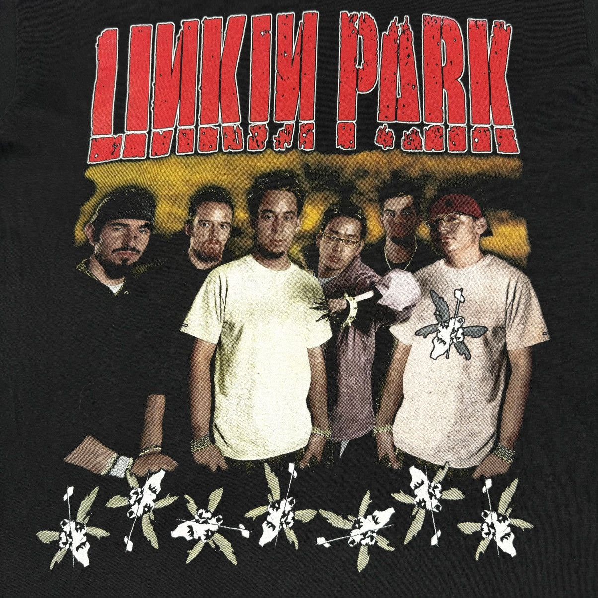 Band Tees Vintage 2000 Linkin Park Hybrid Theory Nu Metal Euro T Shirt Size US L / EU 52-54 / 3 - 4 Thumbnail