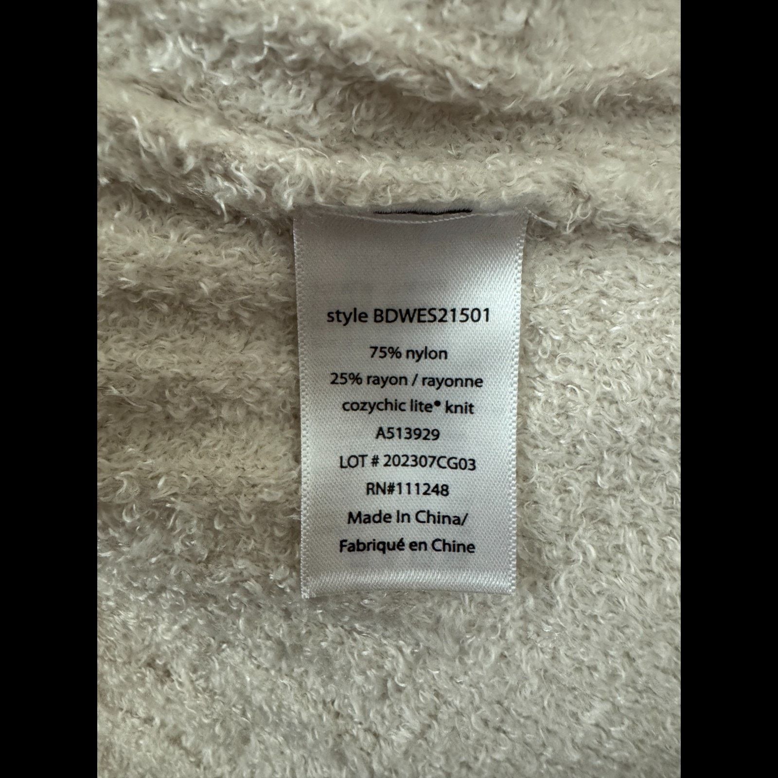 Other Barefoot Dreams Lite Pullover Straight Leg Pant Sand Dune1XT Size 29" - 13 Thumbnail