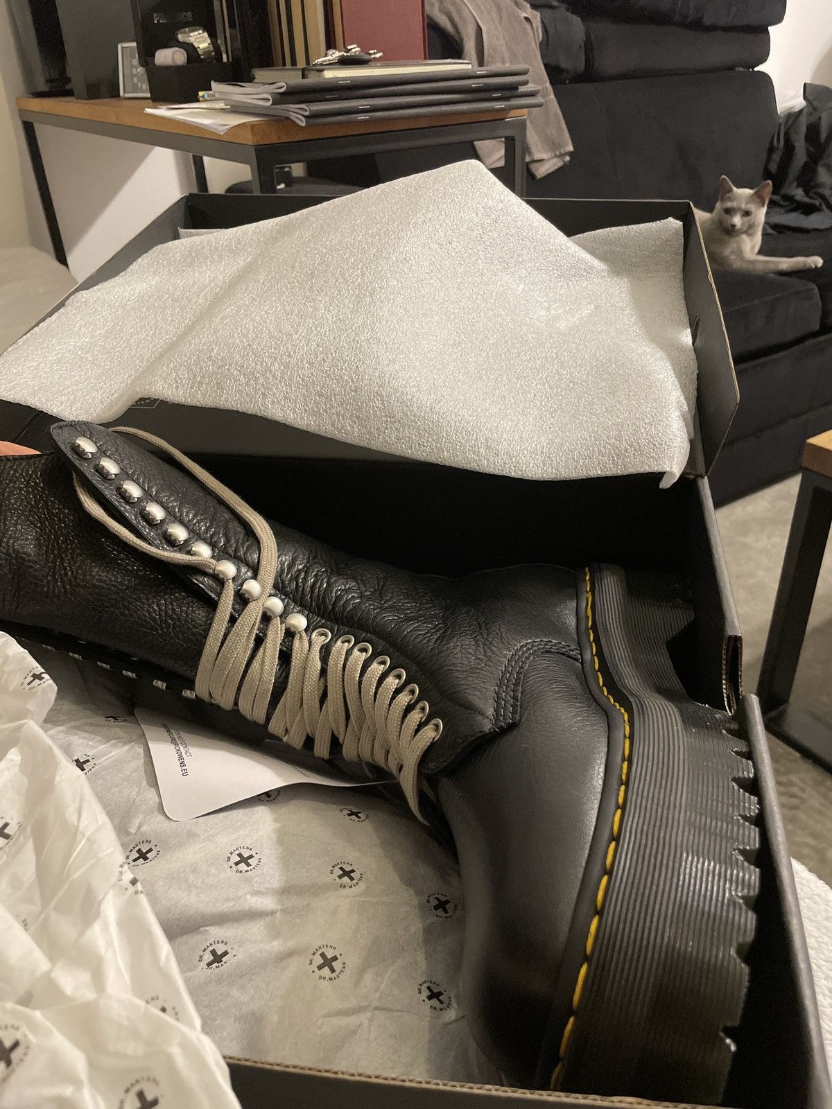 Dr. Martens Quad sole calf lenght boot RickxMartens Size US 10 / EU 43 - 2 Thumbnail