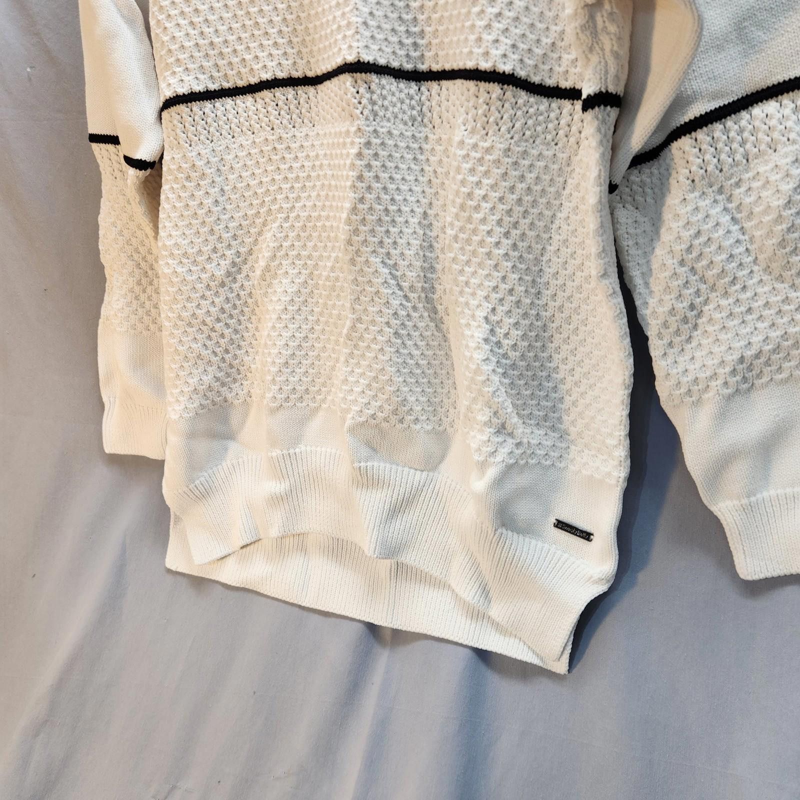 Designer Sweaty Betty Heavy Knit Sweater White Size Large New NWT Size L / US 10 / IT 46 - 3 Thumbnail