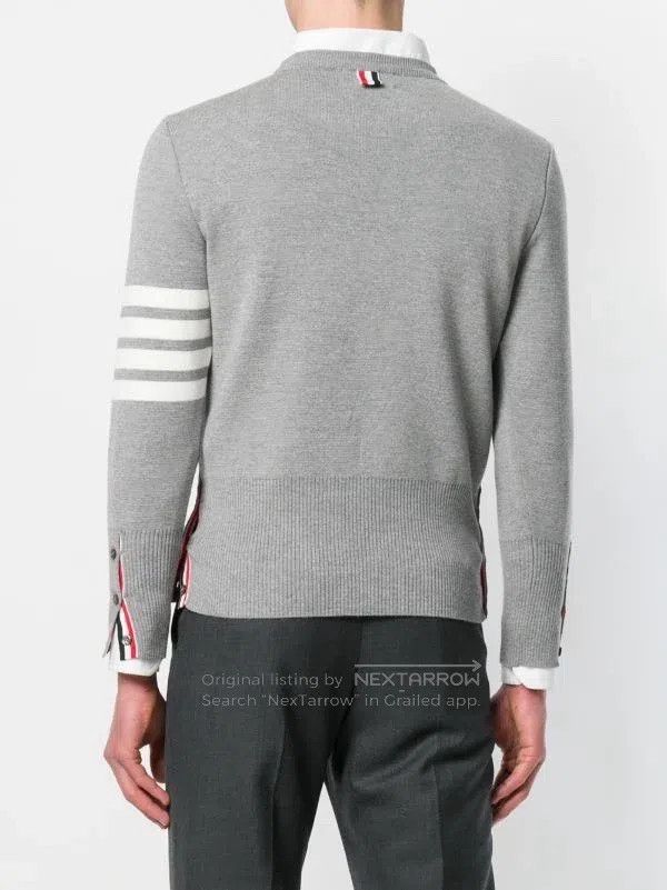 Thom Browne Thom Browne Medium gray cashmere crewneck Size US S / EU 44-46 / 1 - 9 Thumbnail