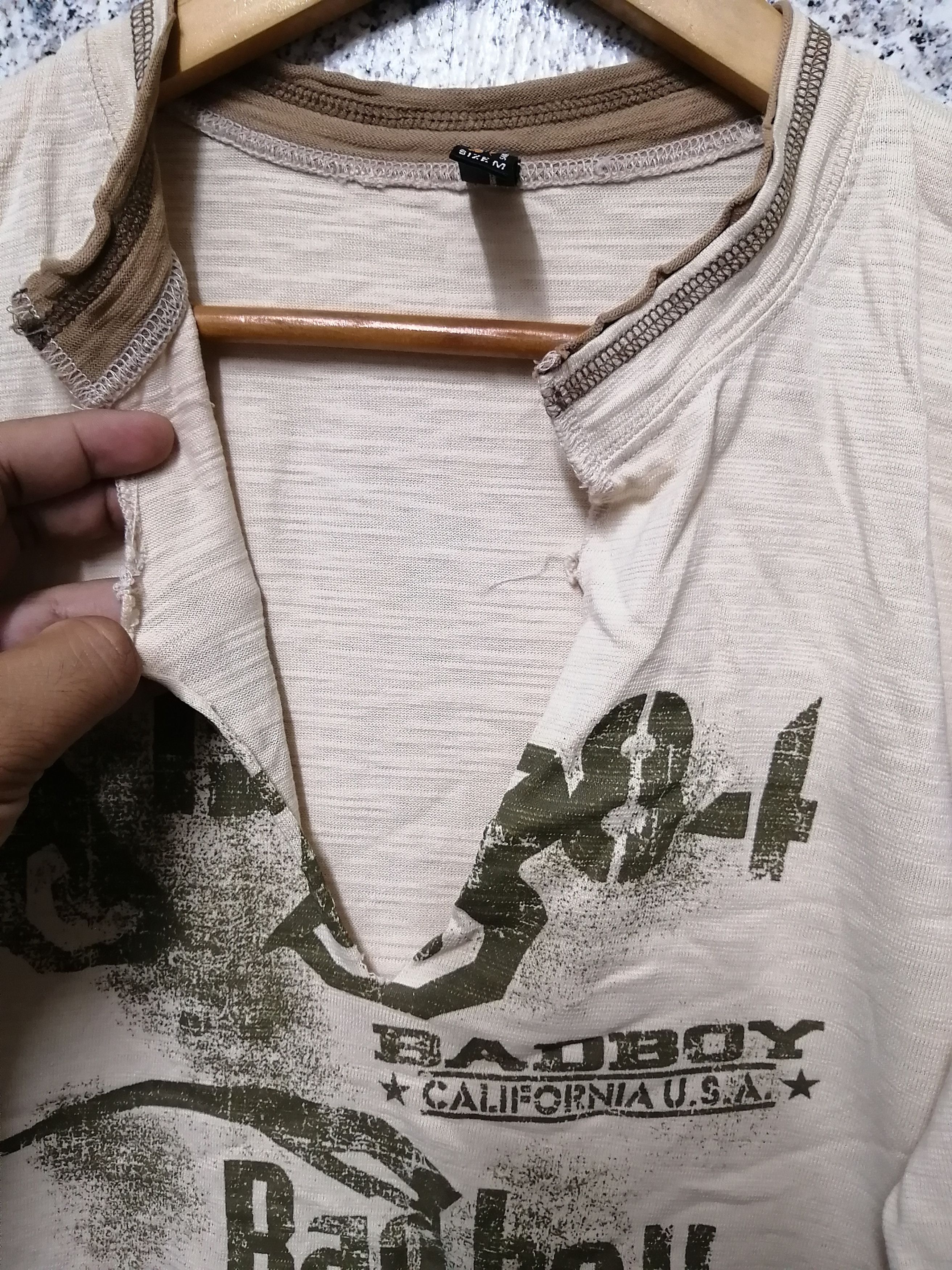 Vintage VINTAGE BADBOY DISTRESSED VERY RARE Size US M / EU 48-50 / 2 - 8 Thumbnail