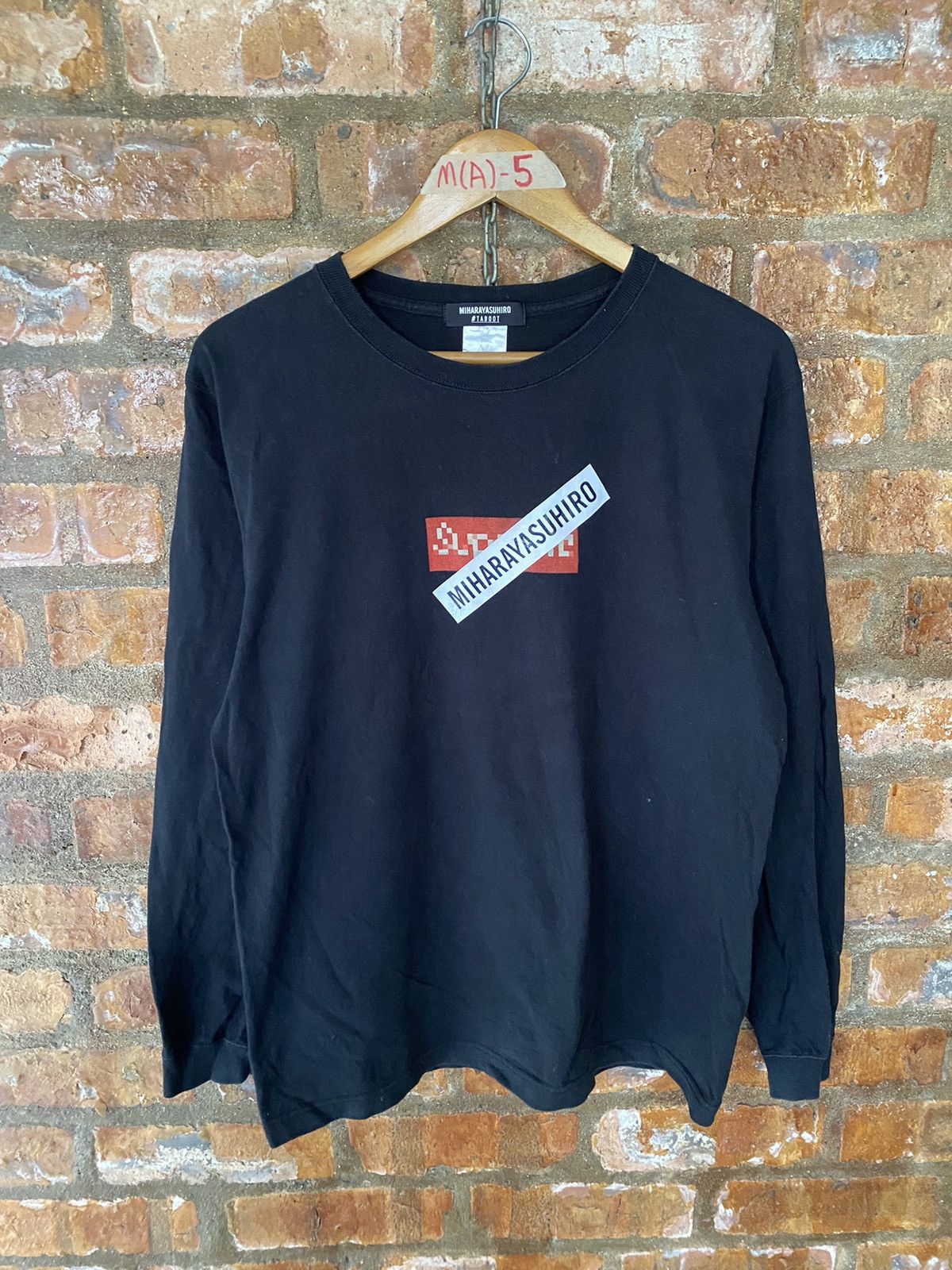 Maison MIHARA YASUHIRO 2000s Box Logo Ls Size US M / EU 48-50 / 2 - 2 Thumbnail