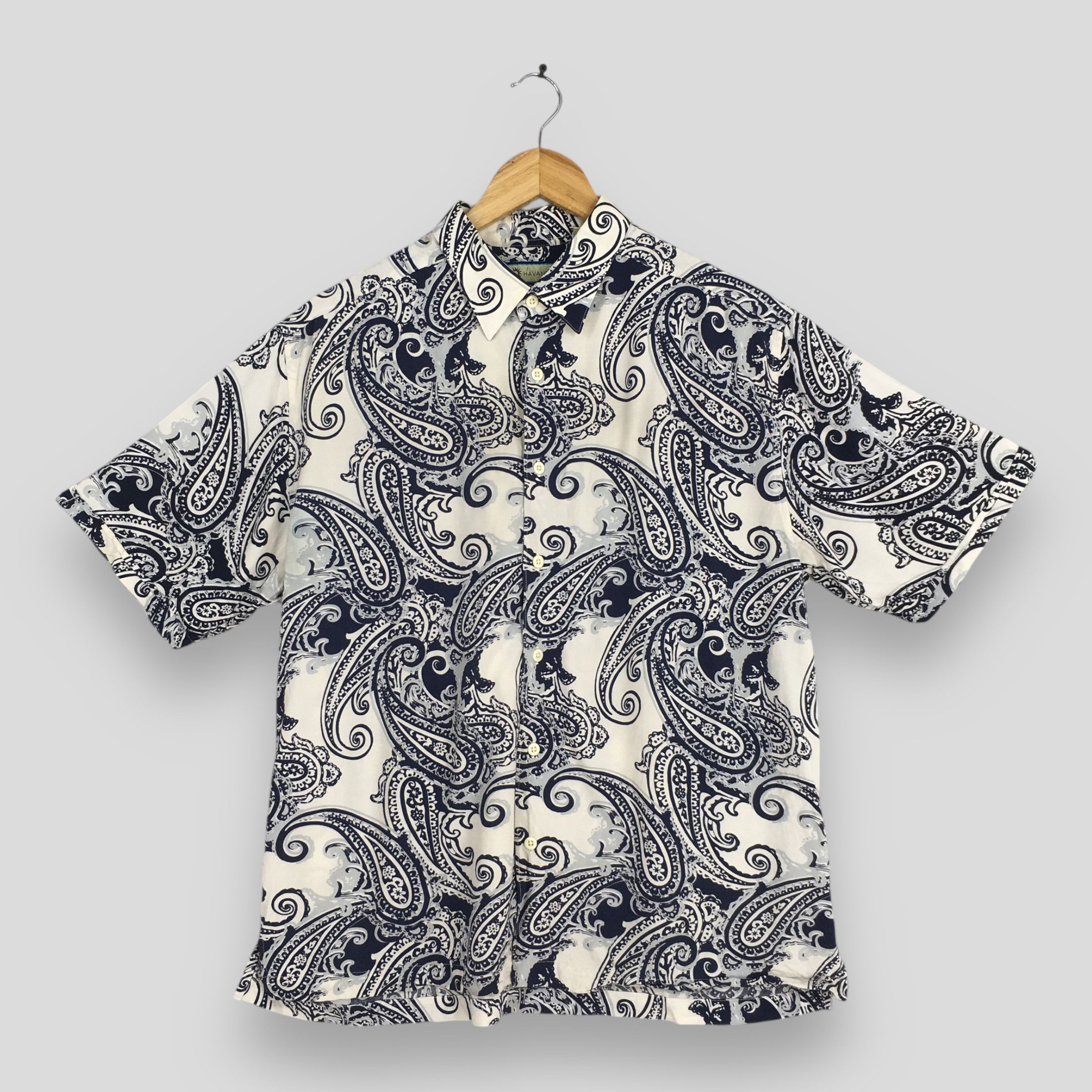 Vintage Vintage Havanera Paisley Floral Pattern Shirt Large Size US L / EU 52-54 / 3 - 1 Thumbnail