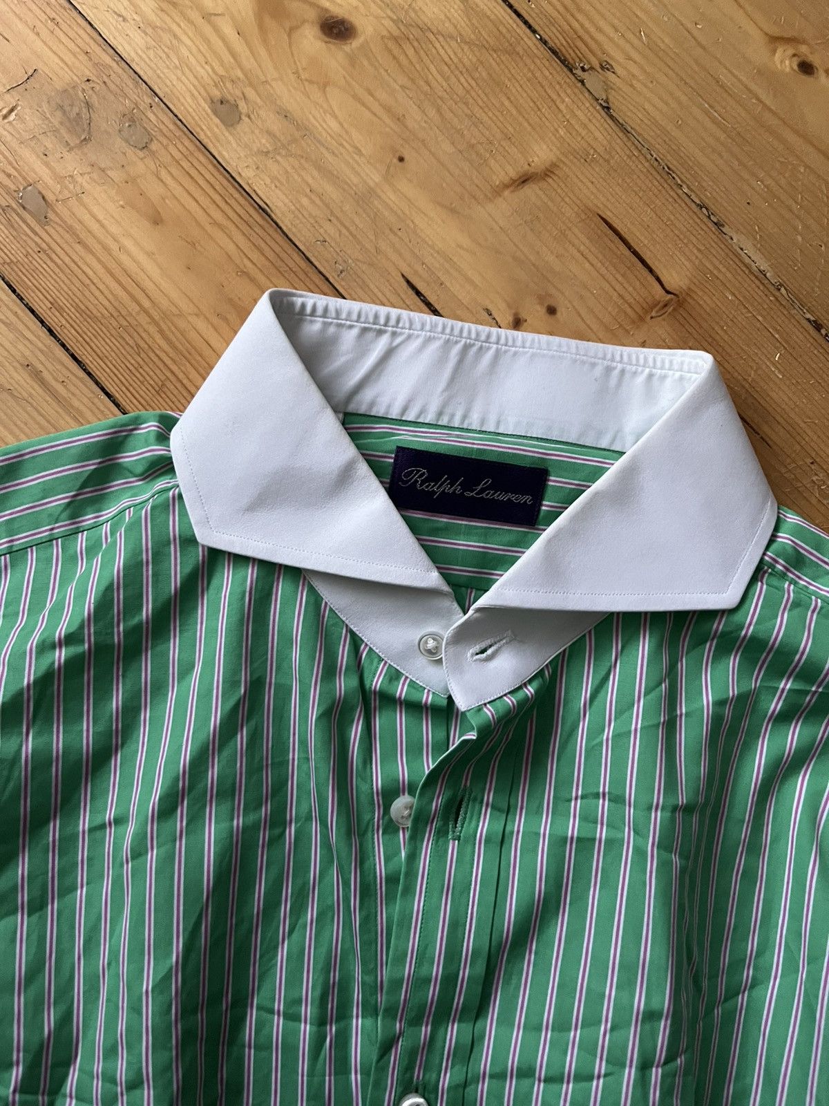 Ralph Lauren Purple Label Ralph Lauren purple label lalong sleeve shirt Size US XL / EU 56 / 4 - 6 Thumbnail