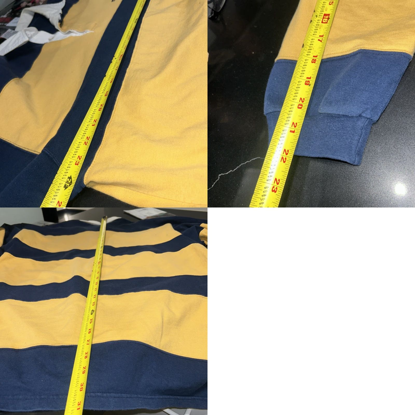 Vintage Collegiate Rugby Shirt Men L 100% Cotton USA Spirit Bkue And Gold Polo University Collegiate Style Size US L / EU 52-54 / 3 - 9 Thumbnail