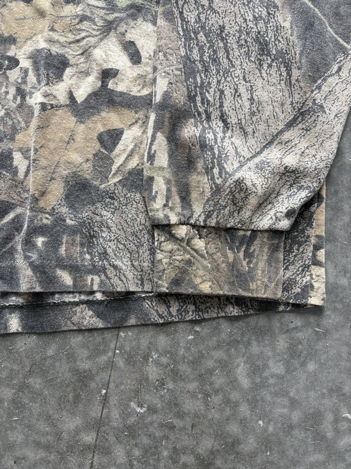 Redhead Vintage 90s Mossy Oak Longsleeve Pocket Tee Single Stitch Size US XL / EU 56 / 4 - 3 Thumbnail