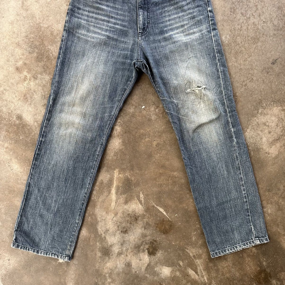 Japanese Brand Vintage Japanese Denim Jean Pant Distressed Faded W31 Size US 31 - 2 Thumbnail