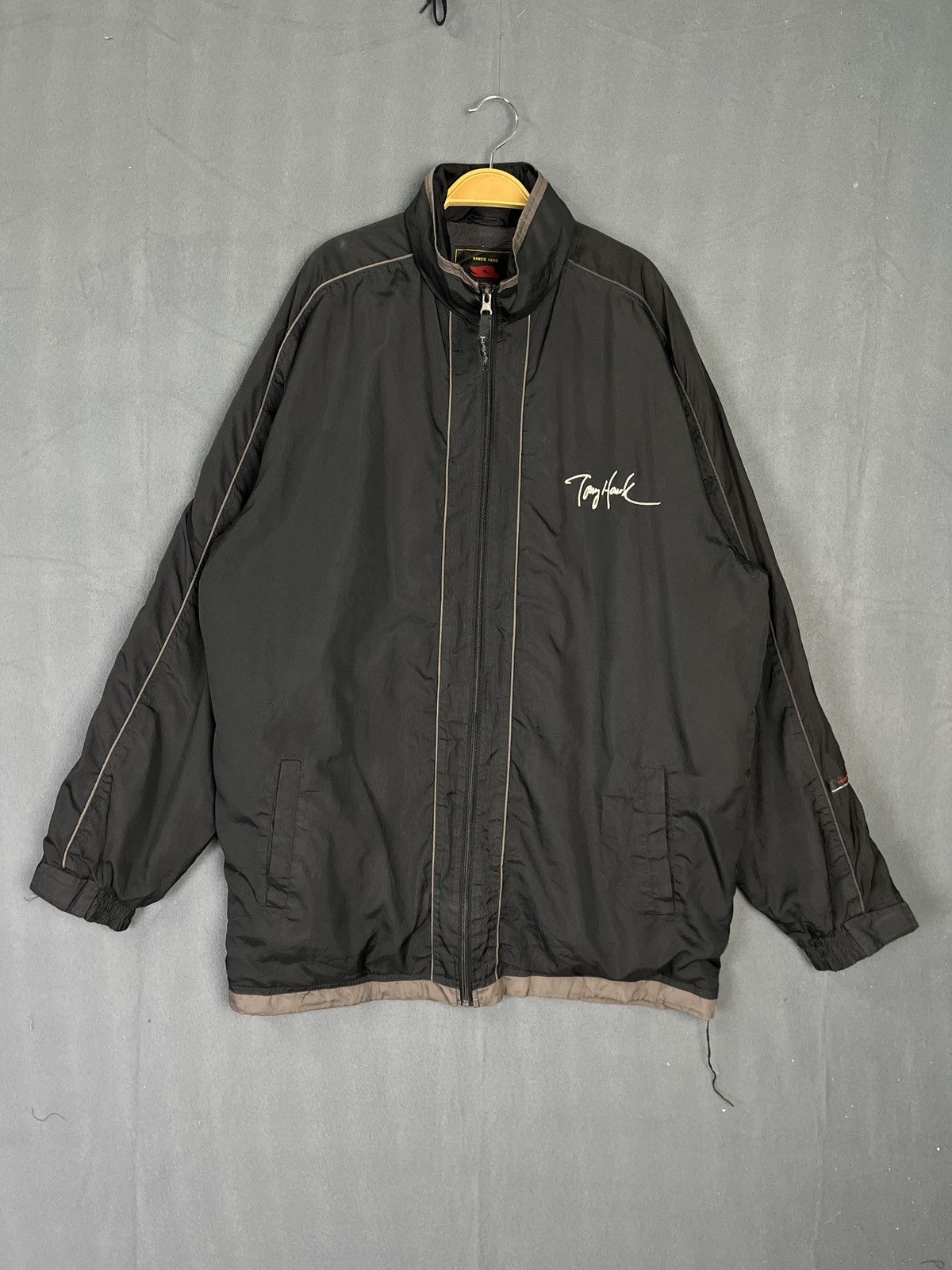 Tony Hawk × Vintage Tony Hawk Skateboarding Clothing Embroidered Backhit Jacket Size US XL / EU 56 / 4 - 3 Thumbnail