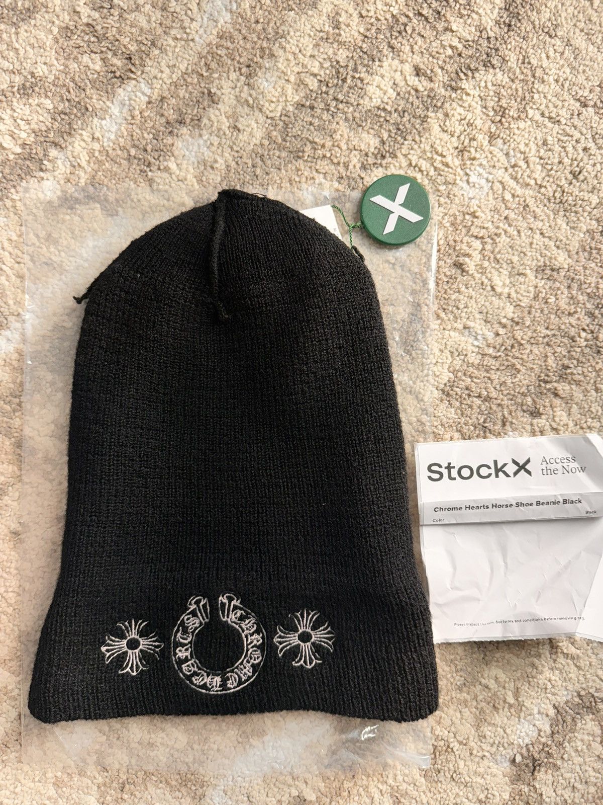Chrome Hearts Plus Cross Black Beanie |