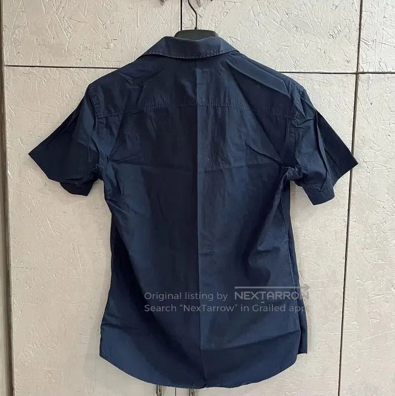 Burberry Burberry Blue Cotton Short Sleeve Shirt. Size US XS / EU 42 / 0 - 3 Thumbnail