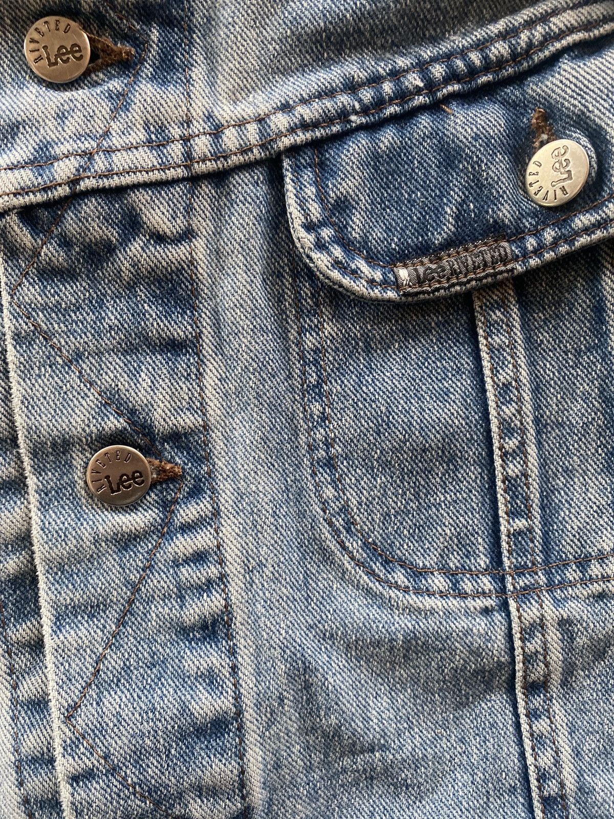 Lee 90s Lee denim jean jacket sz XL Size US XL / EU 56 / 4 - 4 Thumbnail