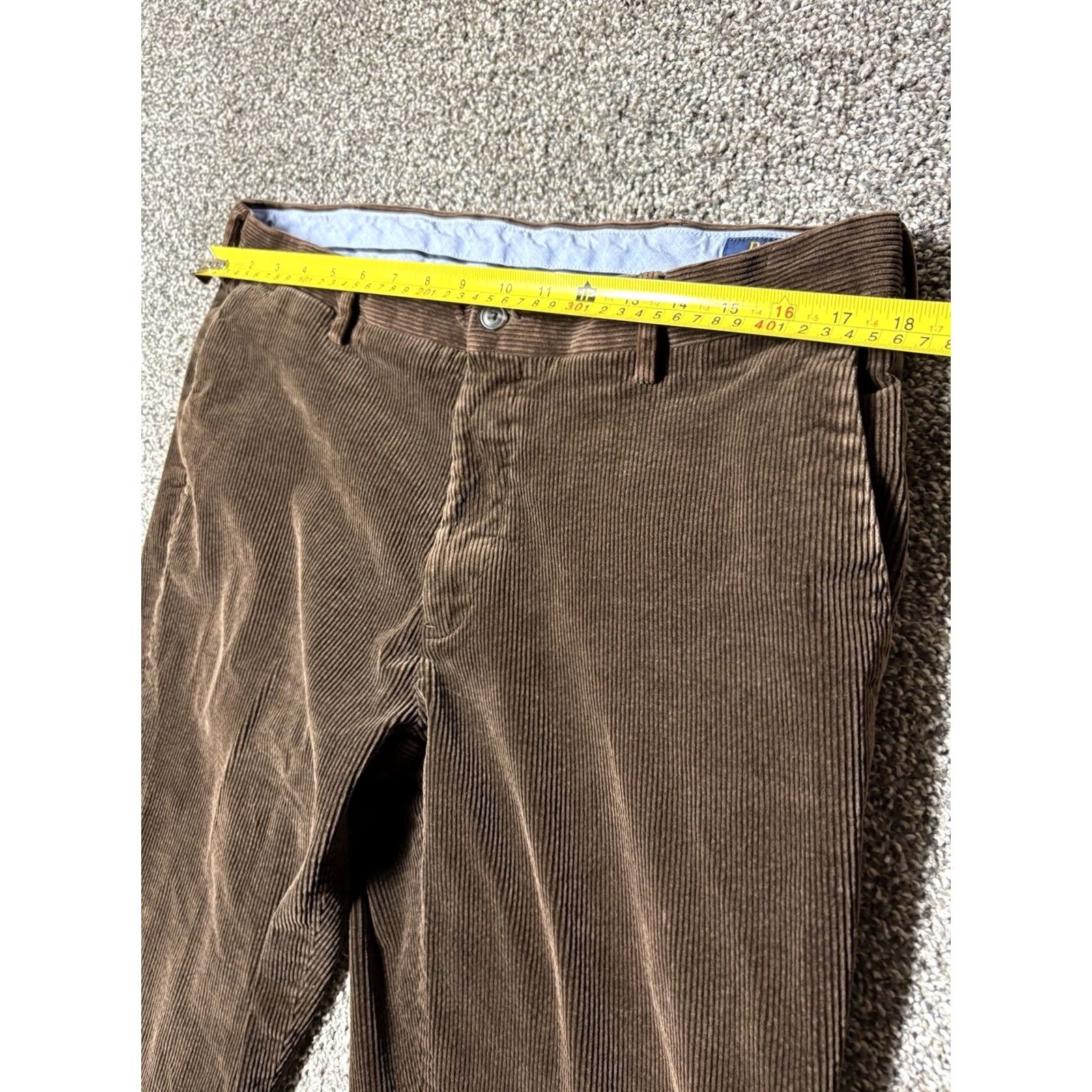 Polo Ralph Lauren Polo Ralph Lauren Corduroy Pants Mens 35x29 Brown Chino Classic Fit Straight Leg Slacks Pants Mens Brown Corduroy Straight Leg Classic Fit 35x29 Pants Size US S / EU 44-46 / 1 - 3 Thumbnail