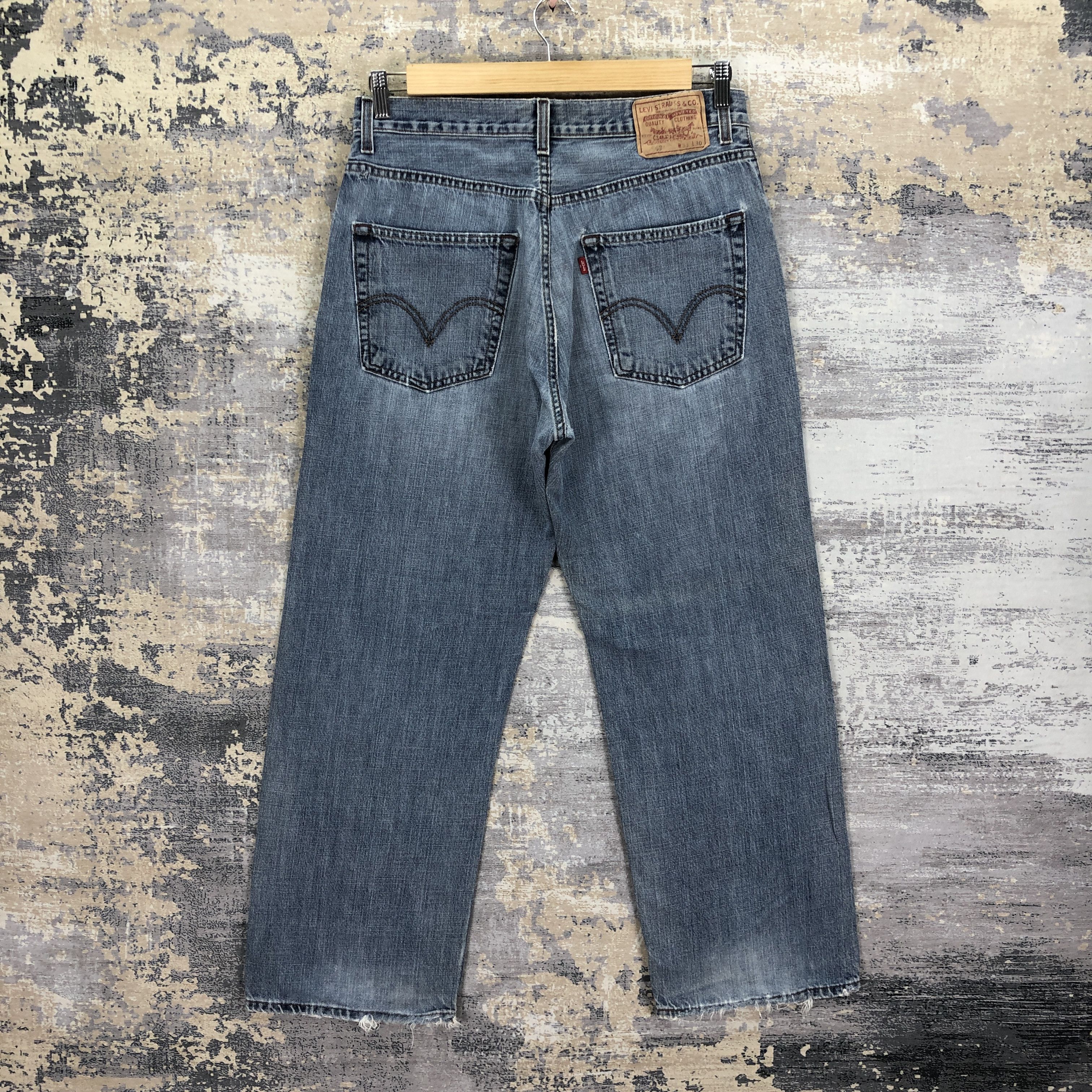 Levi's Vintage Levis 569 Baggy Loose Jeans Ripped Levis Faded Denim Size US 30 / EU 46 - 2 Thumbnail