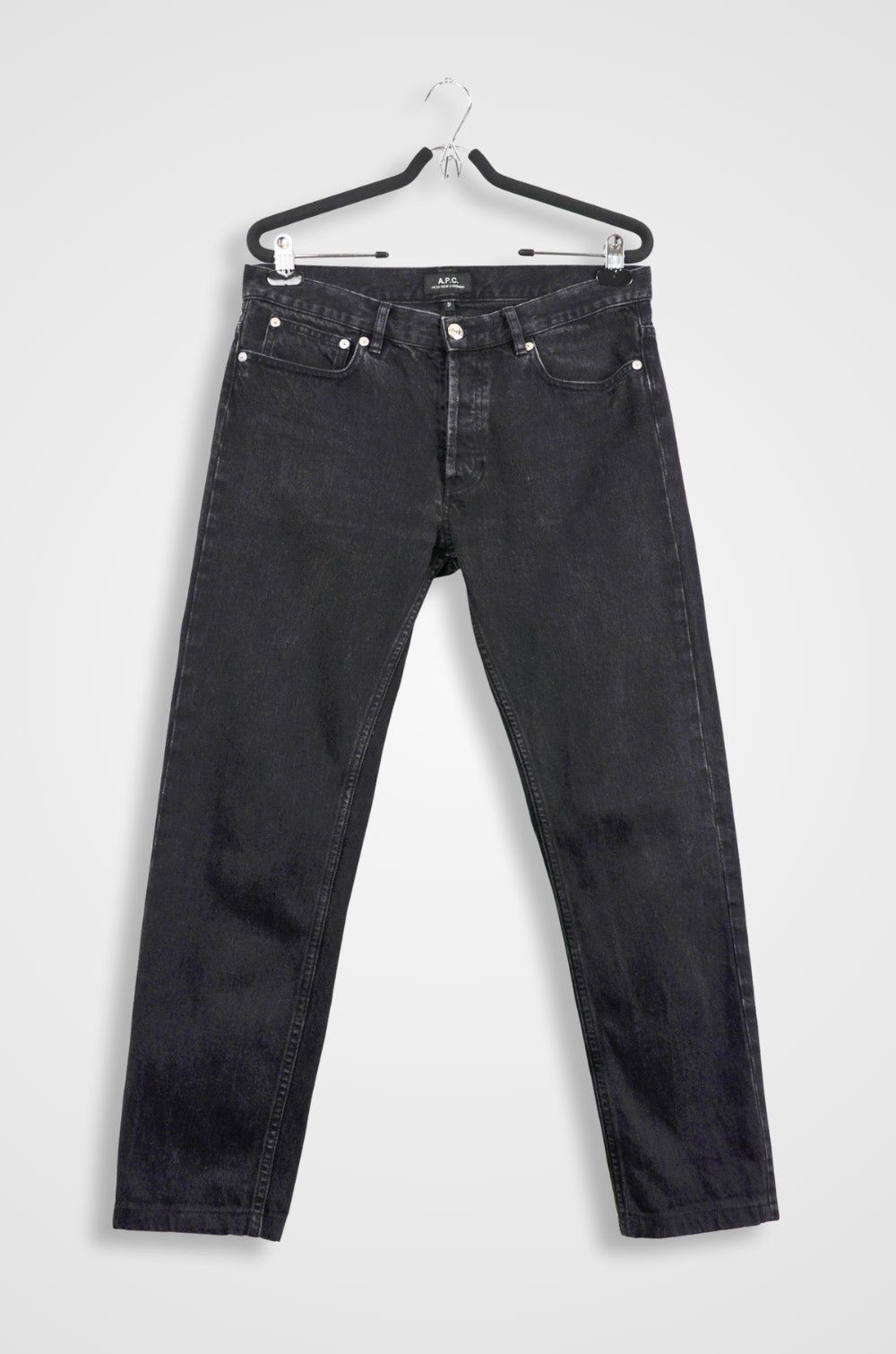 A.P.C. A.P.C. Petit New Standard Black Jeans Size 31 Size US 31 - 1 Thumbnail