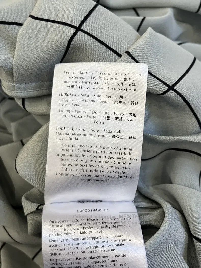 Valentino Valentino Light blue plaid streamer dress Size S / US 4 / IT 40 - 7 Thumbnail