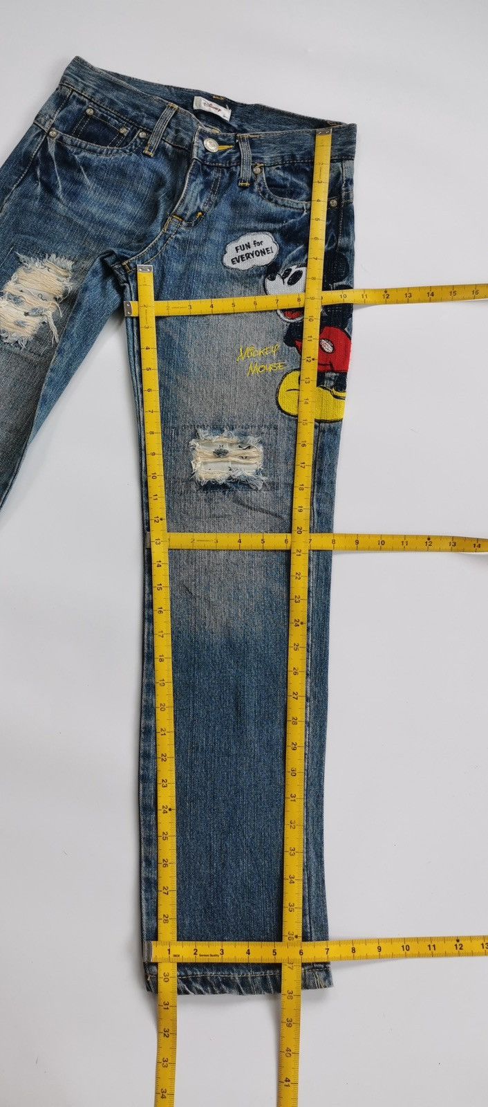 Vintage Vintage Mickey Disney Jeans Size US 29 - 10 Thumbnail
