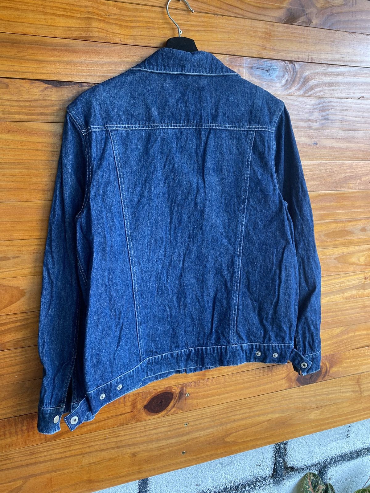 Japanese Brand Vintage Japanese Denim Jacket – Unbranded Stickman Logo Tag Size US M / EU 48-50 / 2 - 8 Thumbnail