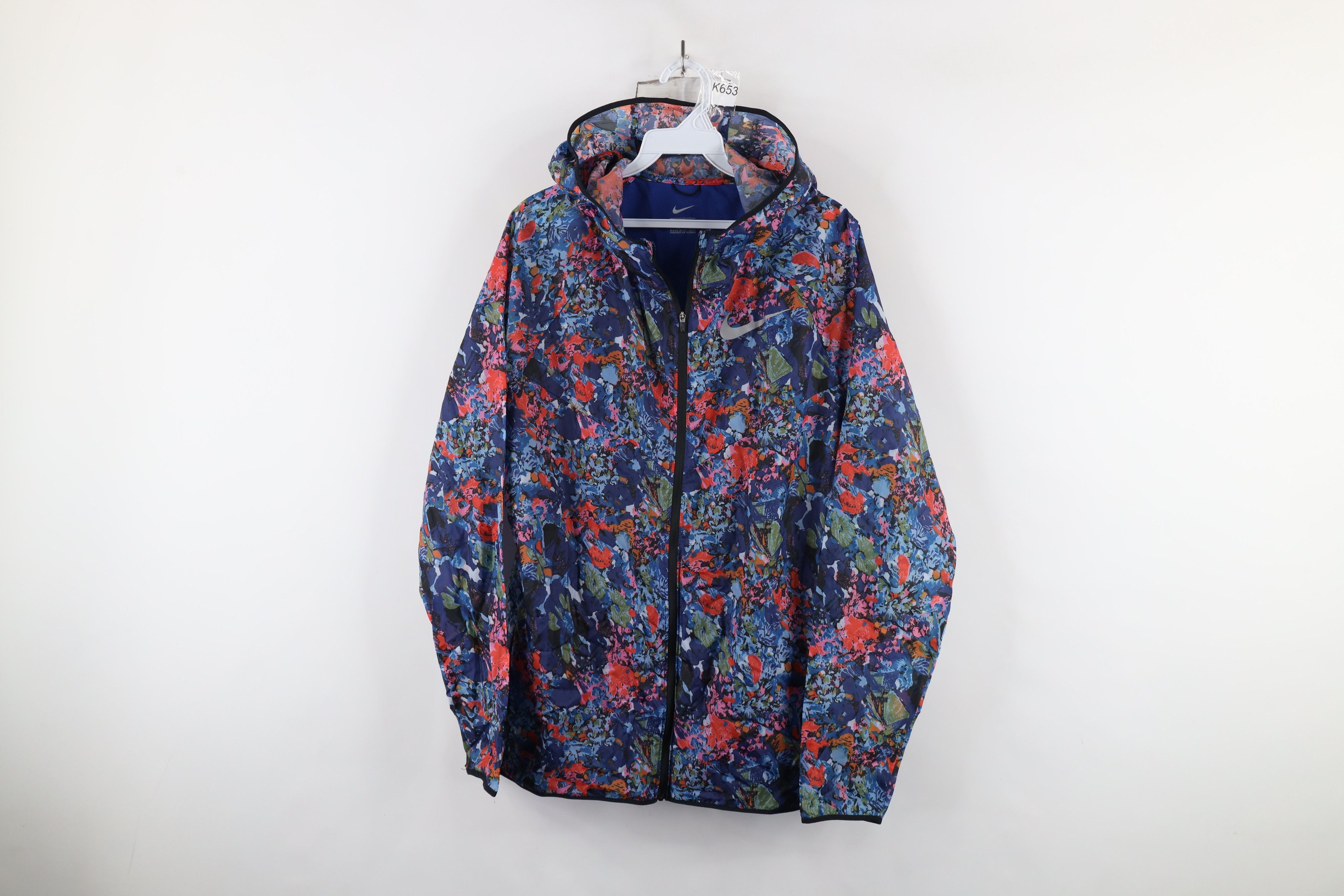 Nike × Vintage Nike Rainbow Big Swoosh Hooded Windrunner Windbreaker Jacket Size US S / EU 44-46 / 1 - 1 Thumbnail