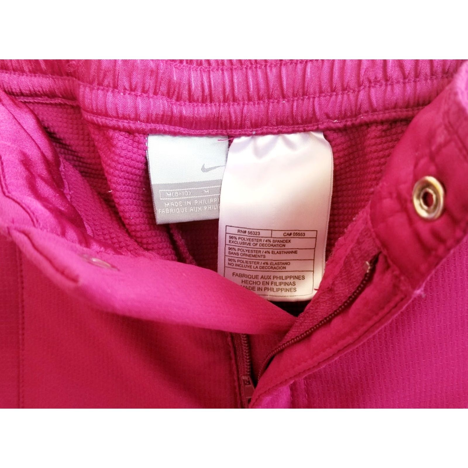 Nike Nike Air Purple Fuchsia Pants Track Gym Pants M Women 32in Inseam Front Back Pockets Size 32" / US 10 / IT 46 - 5 Thumbnail