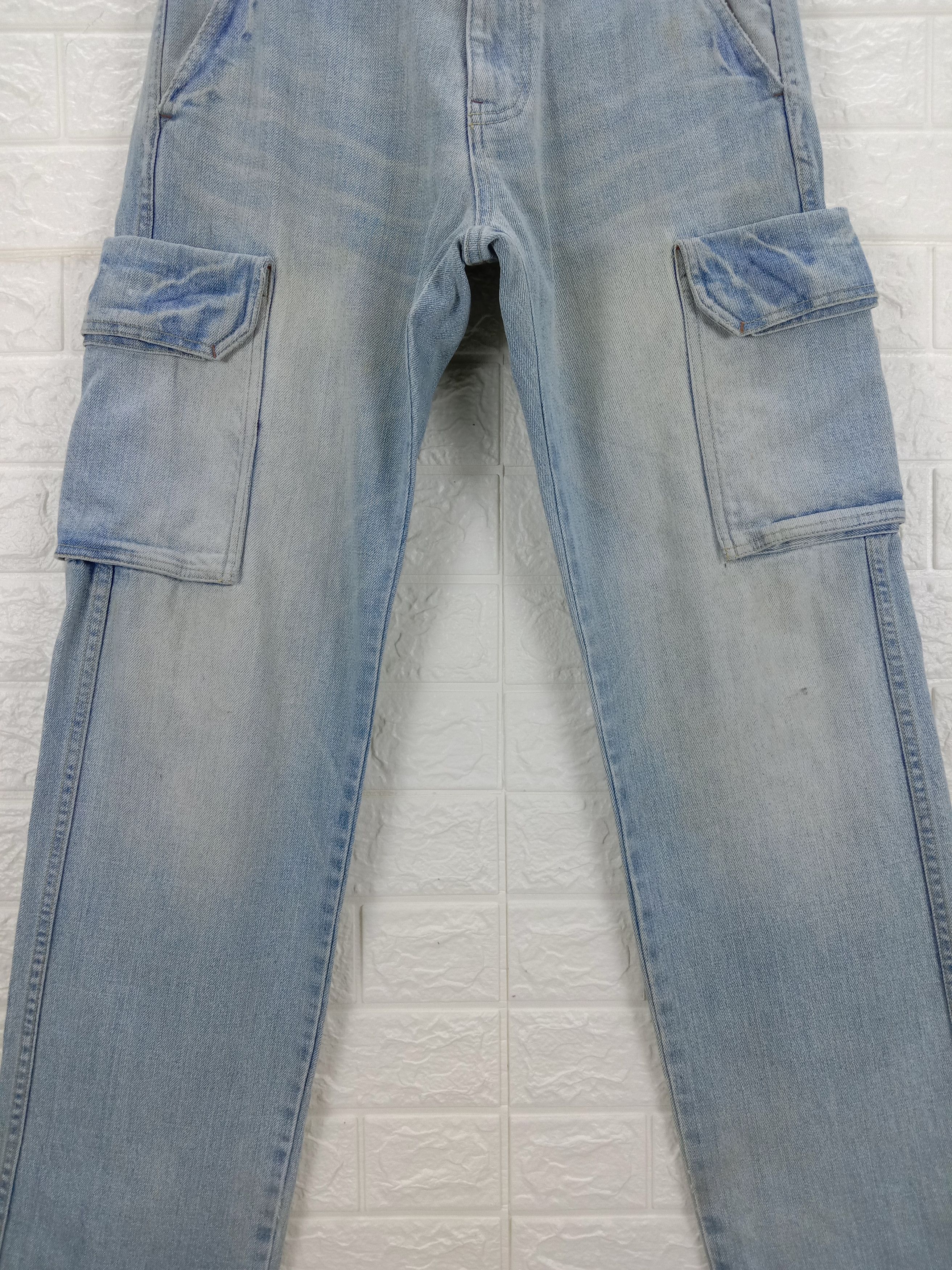 Global Work Vintage Global Work Multi Pocket Cargo Jeans Size US 30 / EU 46 - 3 Thumbnail