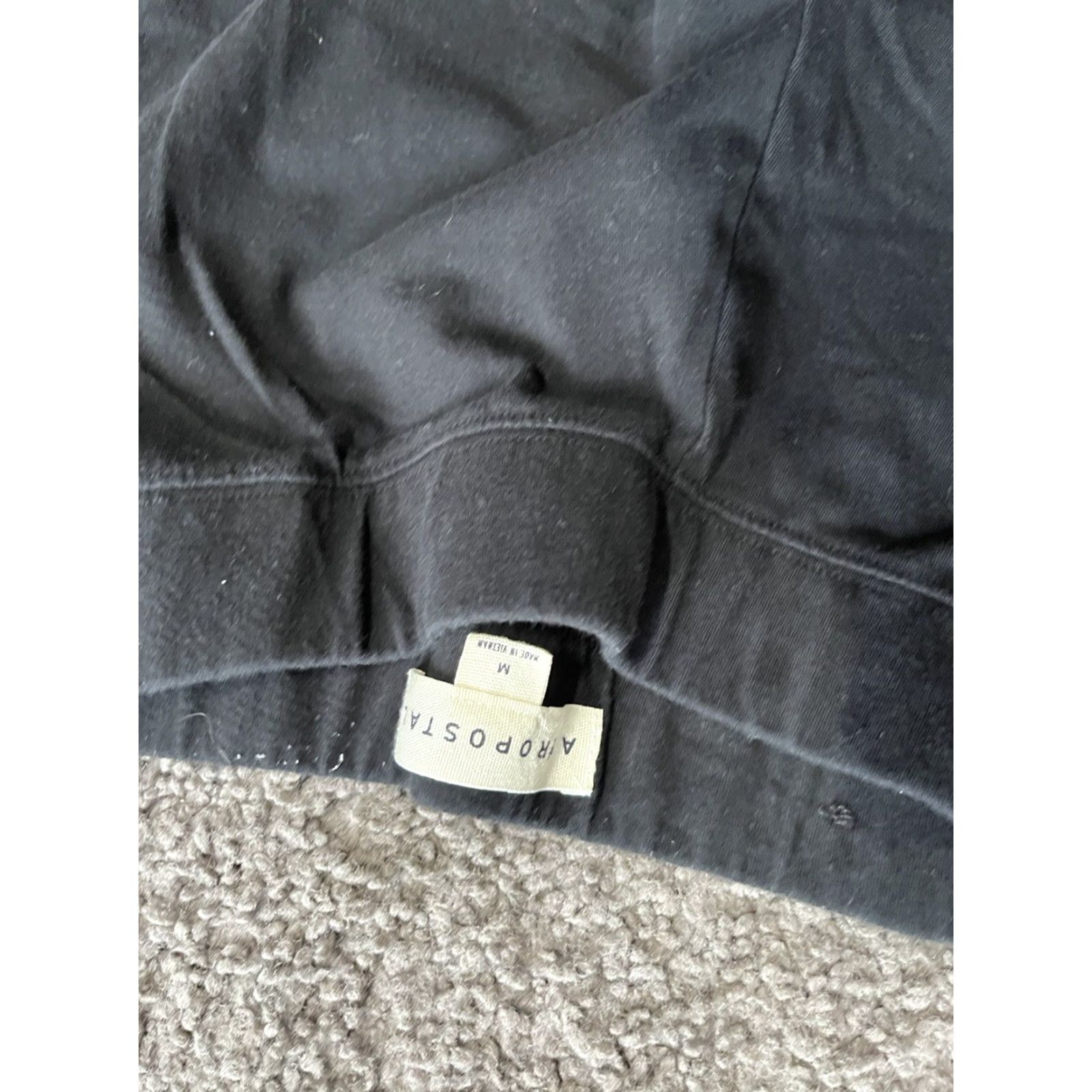Vintage Aéropostale Black Leggings Women’s Size Medium Crop - Women's Activewear Leggings M Black Ankle Fit 90s? Size 32" / US 10 / IT 46 - 5 Thumbnail