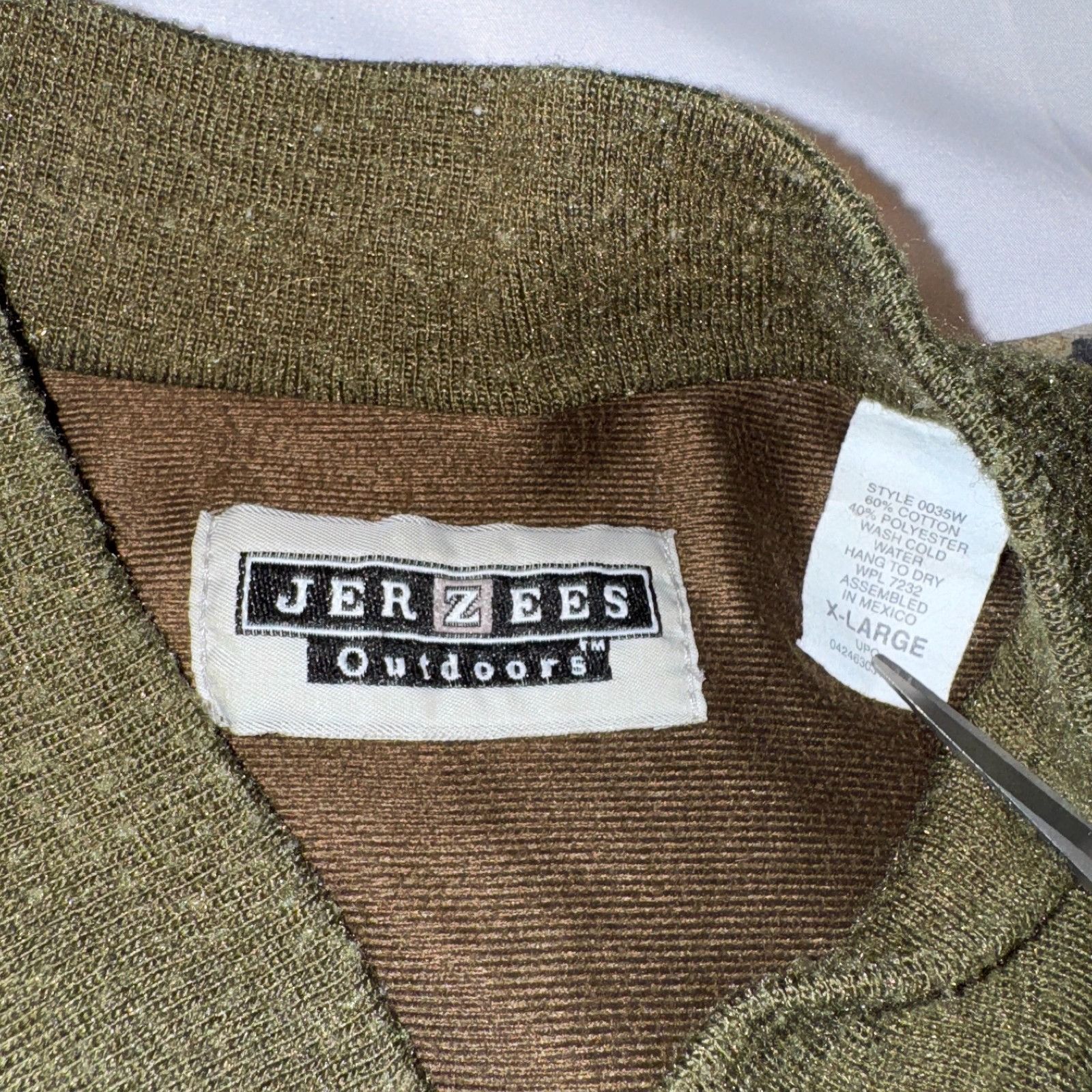 Jerzees Vintage 90s Jerzees Oudoors Hunting Camo Bomber Jacket XL Bu Size US XL / EU 56 / 4 - 2 Thumbnail