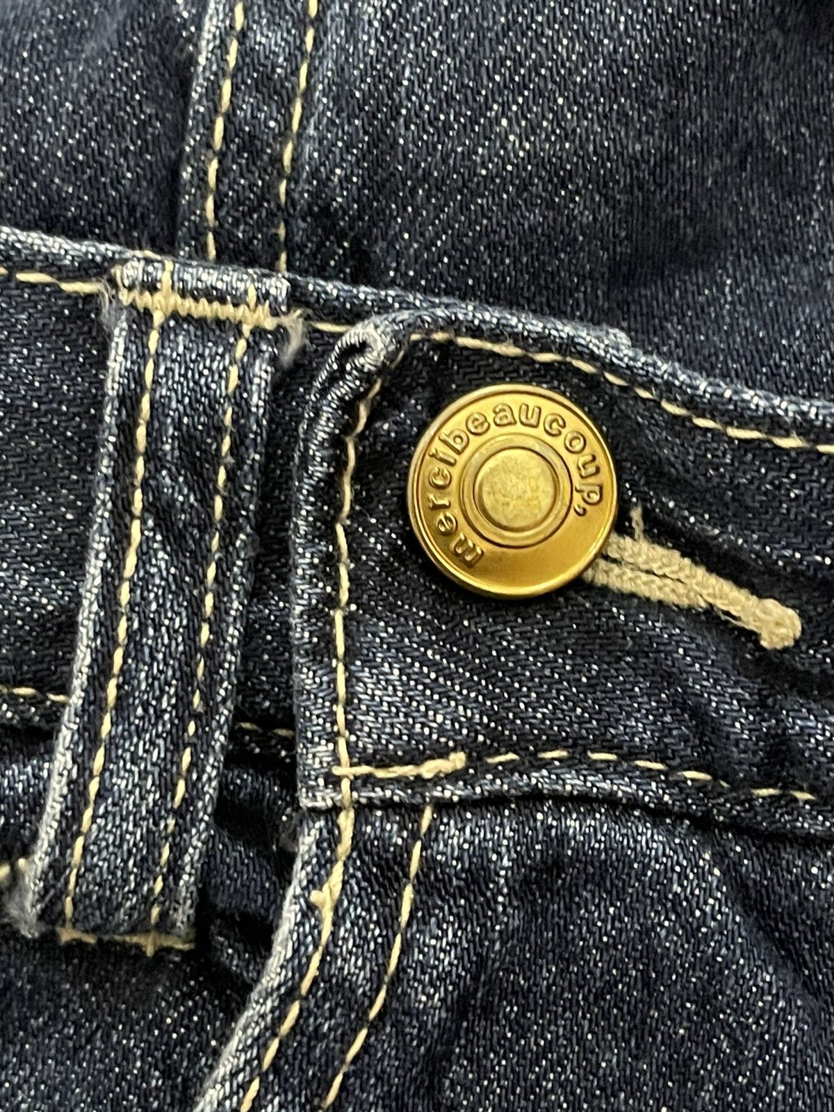 Issey Miyake × mercibeaucoup Issey Miyake Mercibeaucoup Double Waist Jeans Size US 32 / EU 48 - 5 Thumbnail