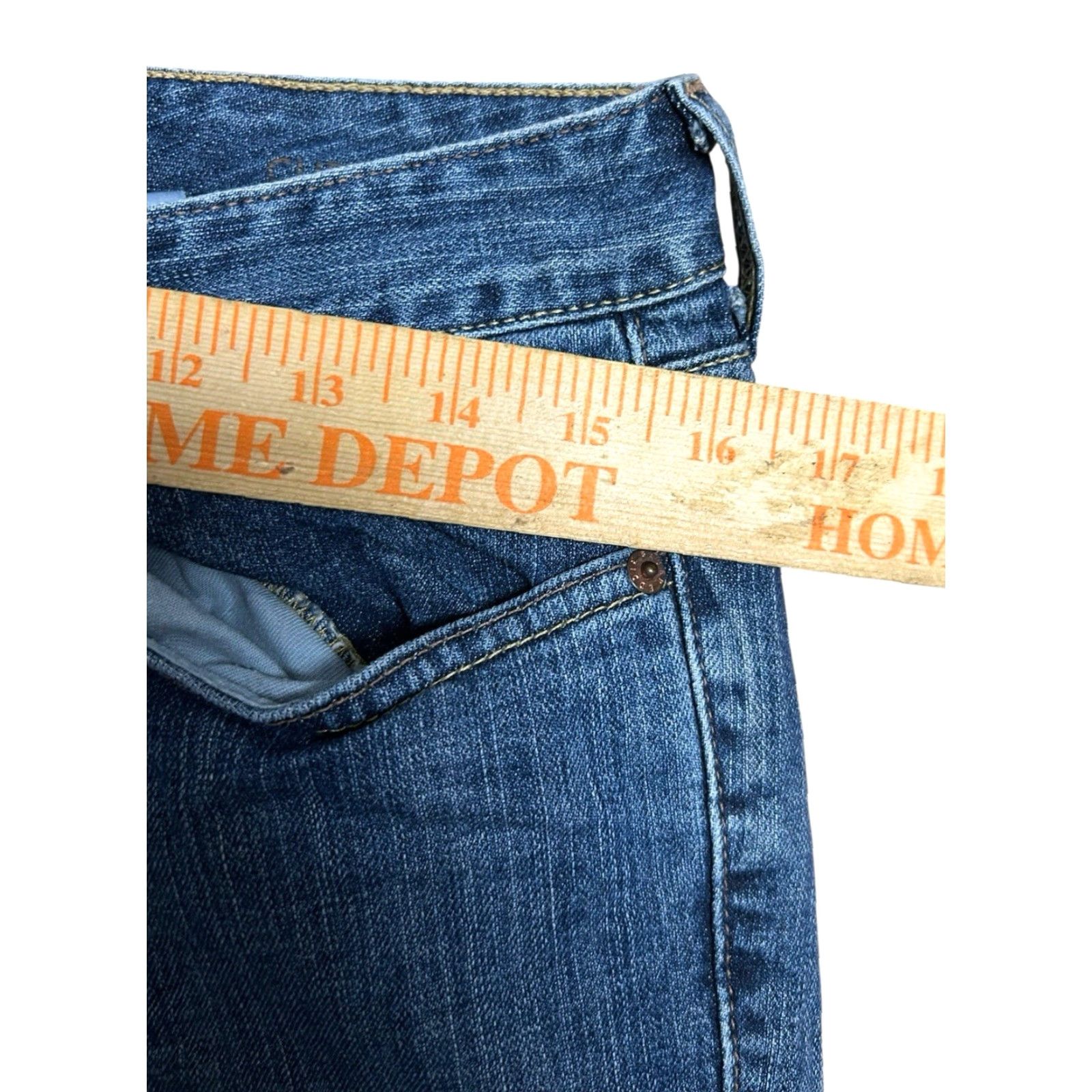 Eddie Bauer VINTAGE Eddie Bauer Jeans Women 8L Blue Pants High Waist Mom Denim Slim Straight 5-Pocket Mens? Women Size 30" / US 8 / IT 44 - 7 Thumbnail