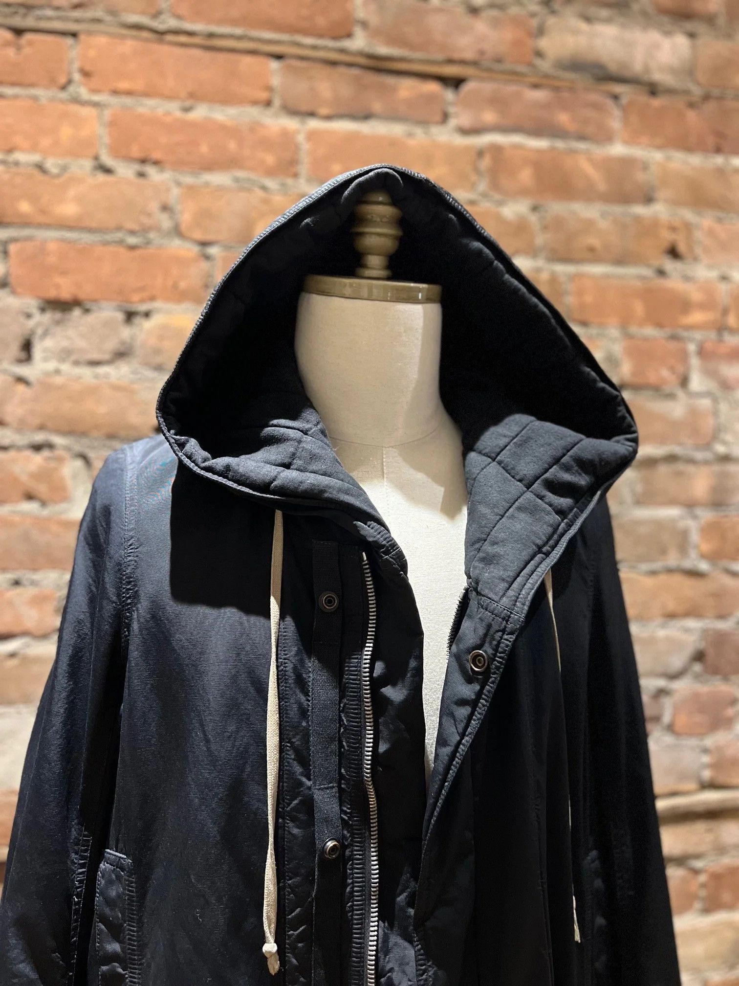 Rick Owens Drkshdw Rick Owens DRKSHDW Padded Fishtail Parka – DU14F4962-MUR Size US M / EU 48-50 / 2 - 4 Thumbnail