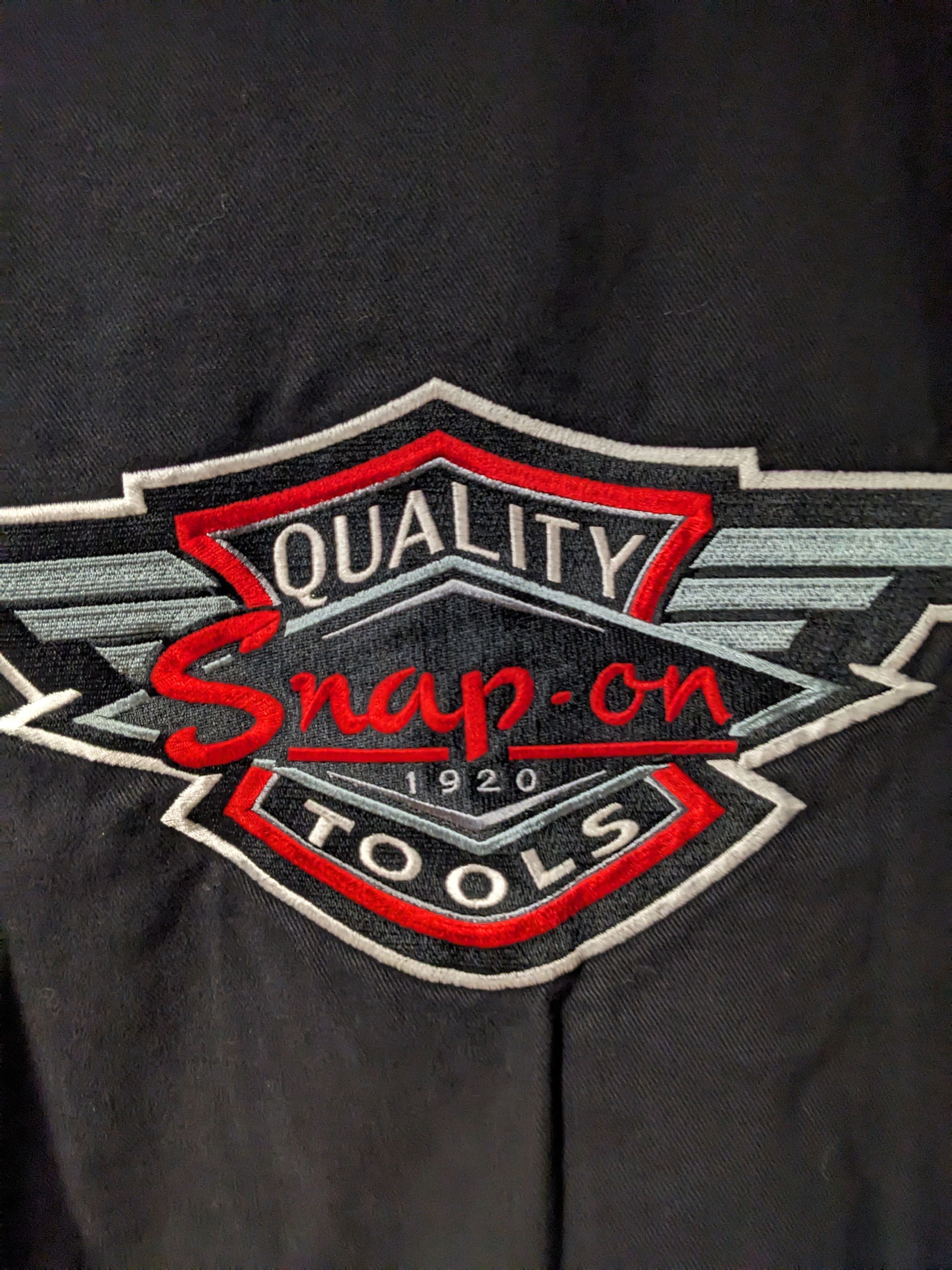 Harley Davidson × Vintage Vintage 90s Snap On Tools Quality Black XXX-Large Jacket Size US XXL / EU 58 / 5 - 2 Thumbnail