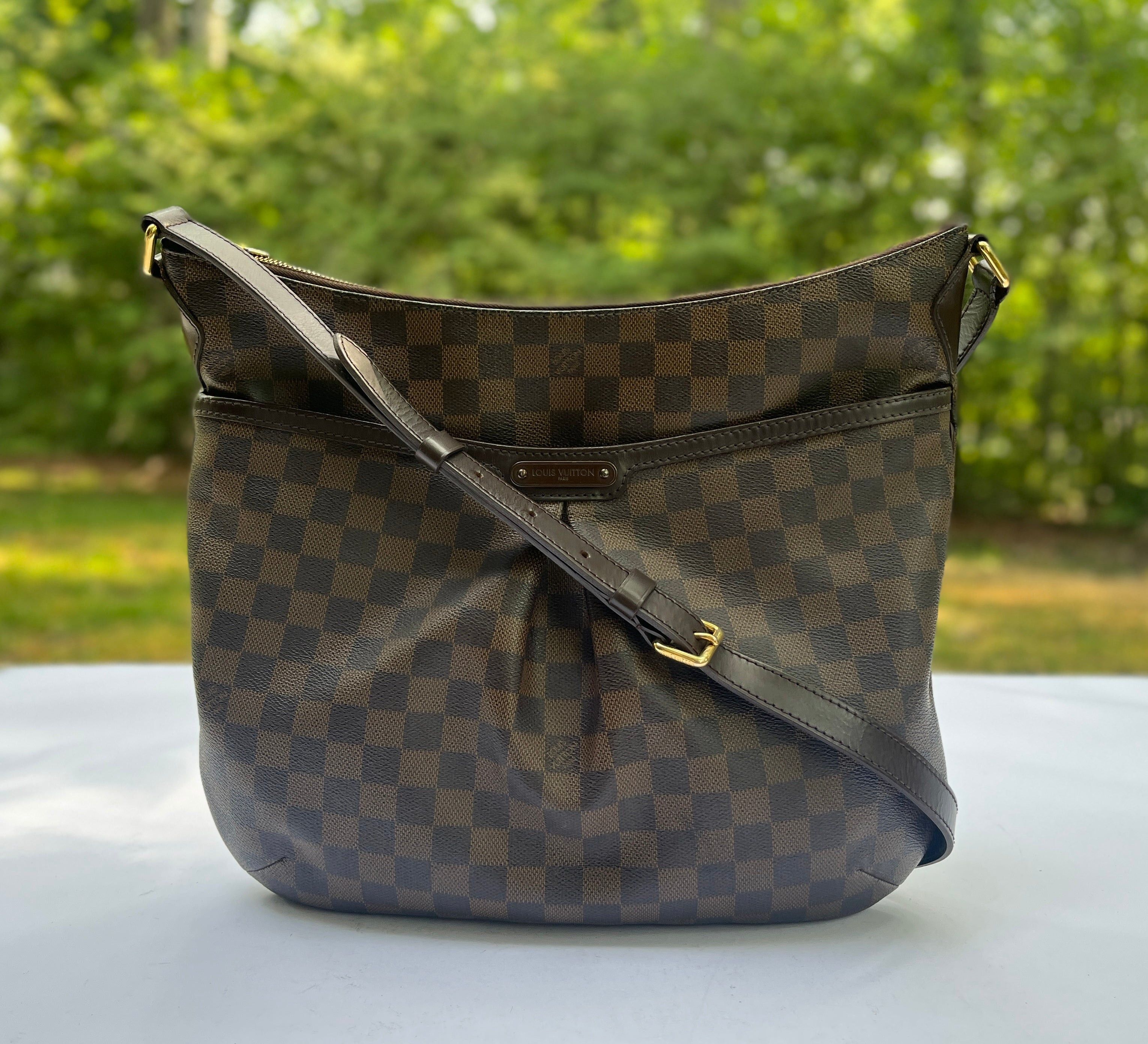 Louis Vuitton Damier Ebene Bloomsbury GM Crossbody Handbag