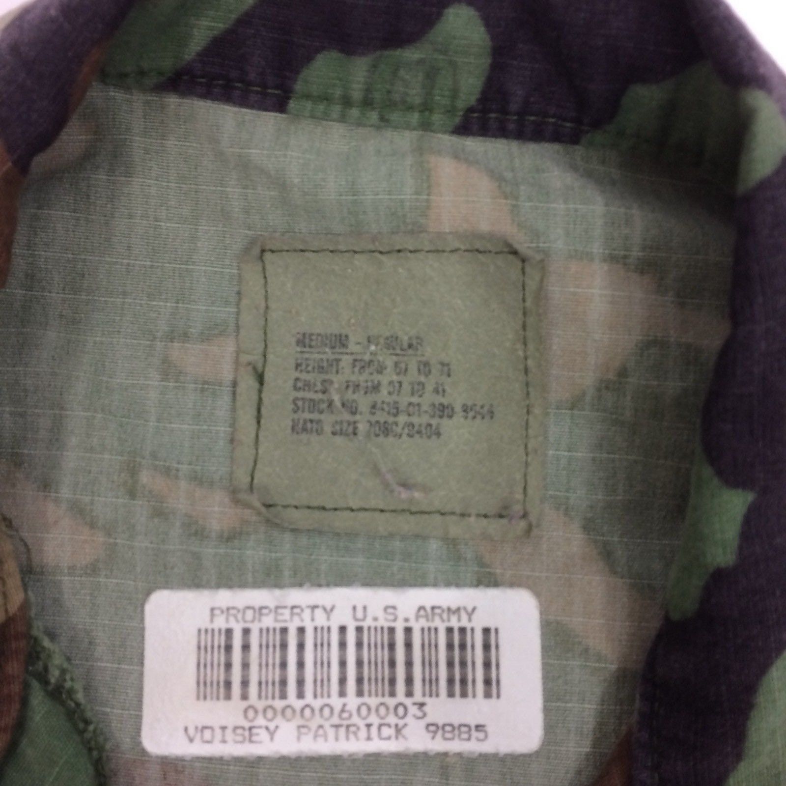 Other Vtg Military Woodland CAMOUFLAGE Hot Weather COMBAT Shirt Size US M / EU 48-50 / 2 - 5 Thumbnail
