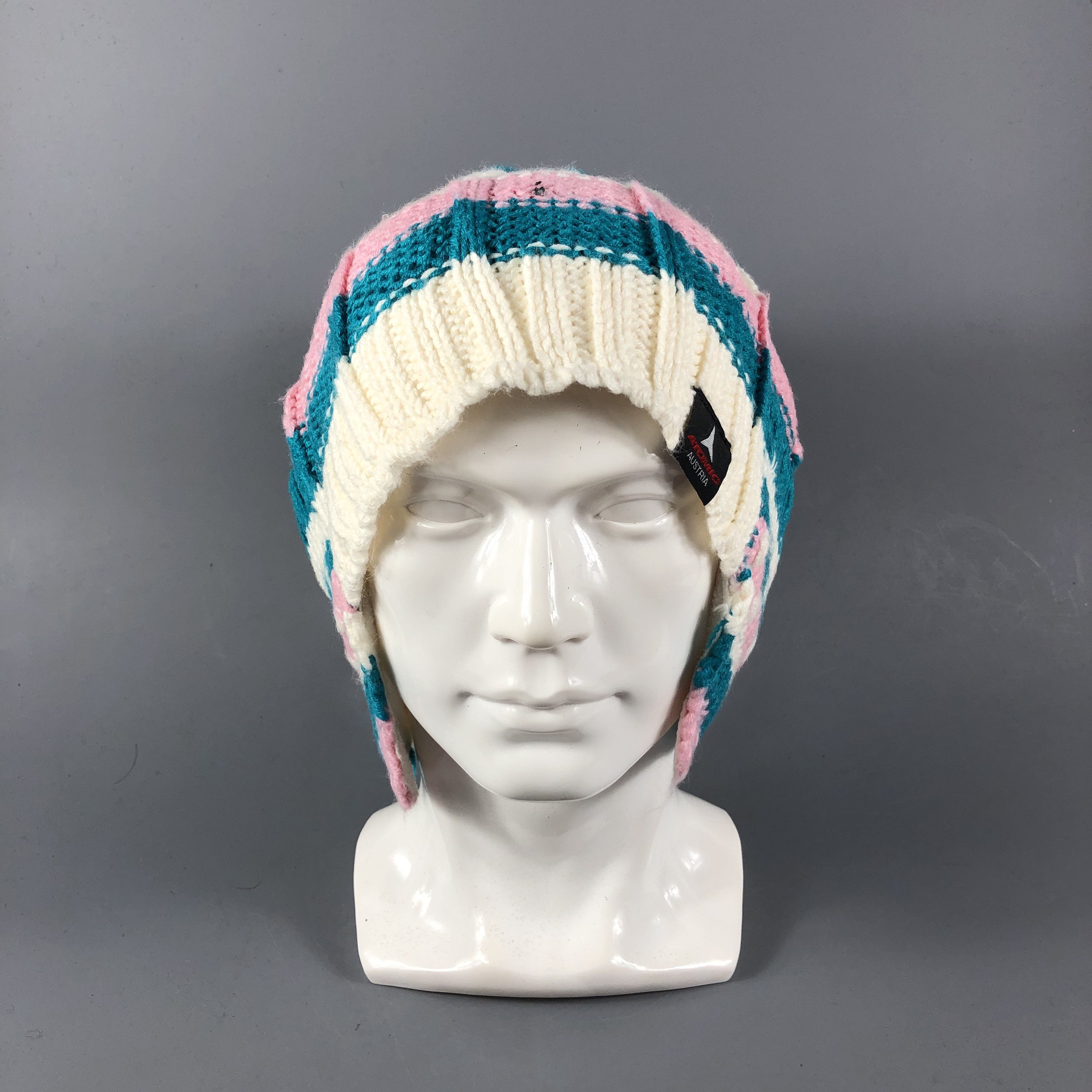 Atomic Atomic Knit Earflap Bobble Beanie Snowcap Snow Hat B789 Size ONE SIZE - 2 Thumbnail