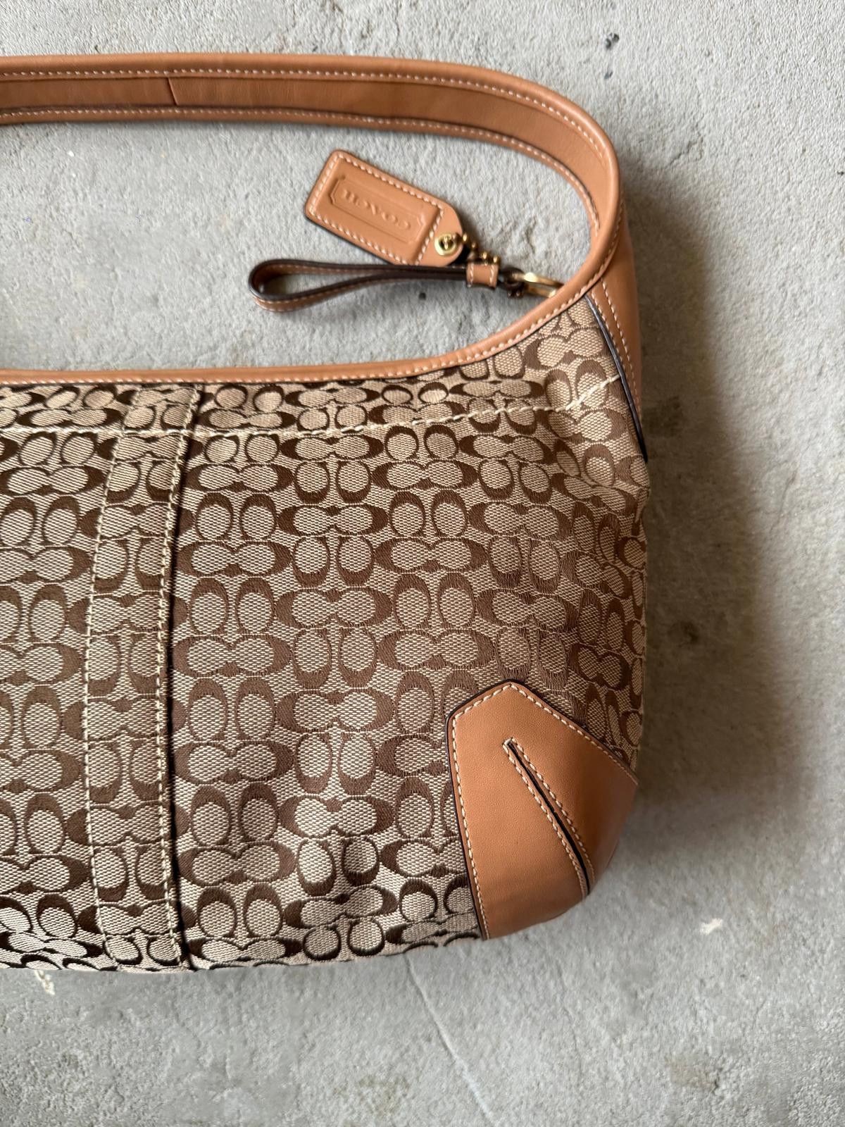 Coach Coach Signature Ergo Shoulder Bag Beige/Brown Size ONE SIZE - 8 Thumbnail