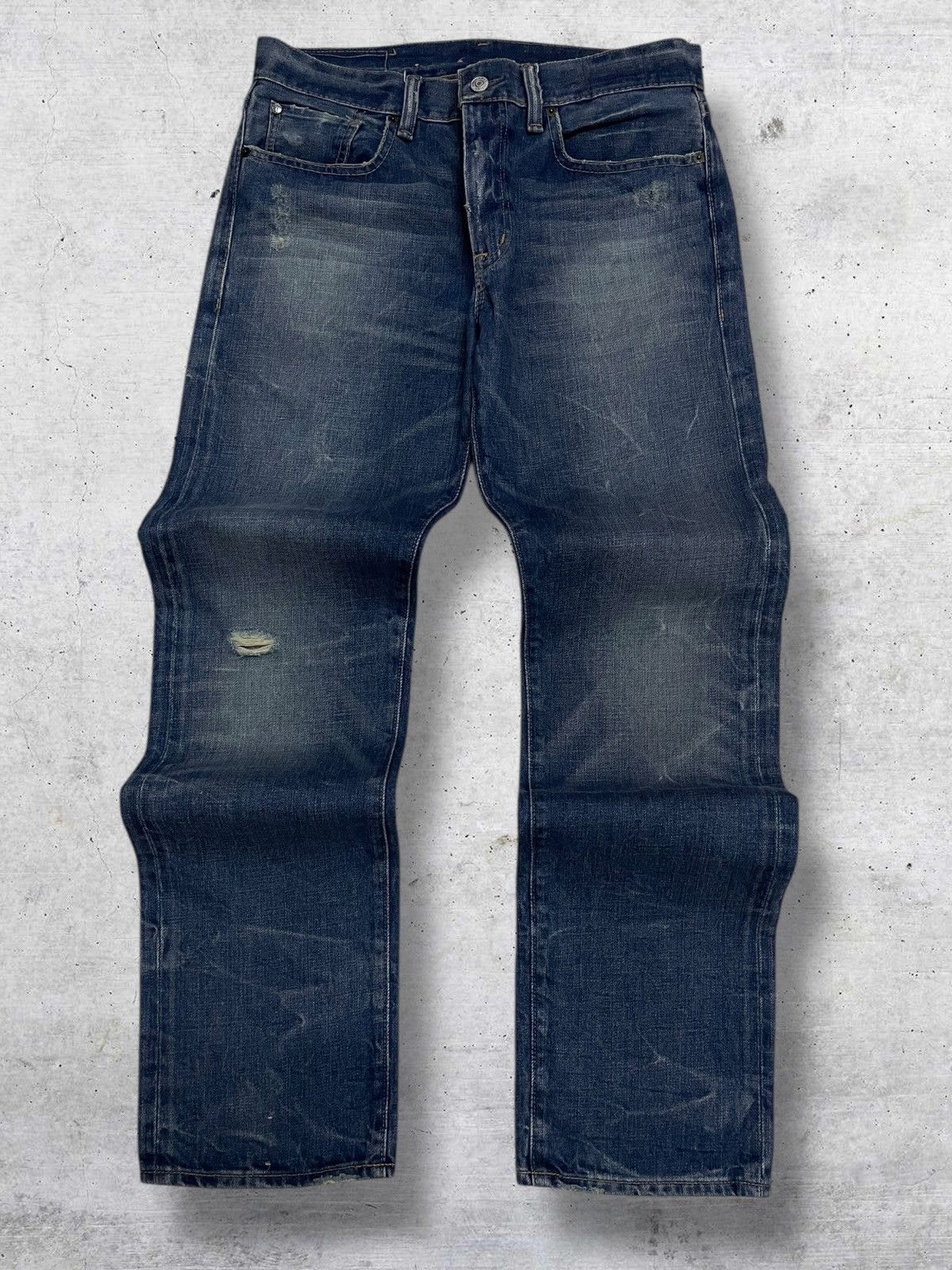 Polo Ralph Lauren VINTAGE RALPH LAURENT OG CLASSIC DISTRESSED REGULAR DENIM Size US 32 / EU 48 - 1 Thumbnail