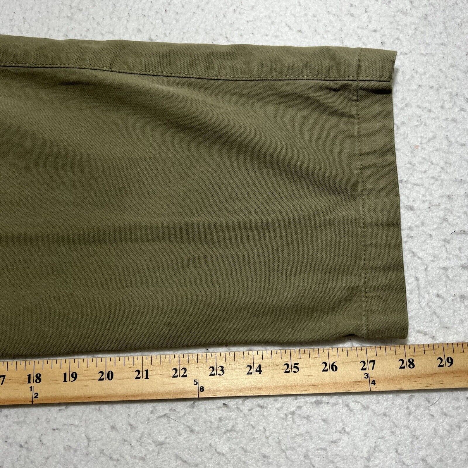 Other Cortefiel 42 Regular Fit Olive Green Straight Chino Pants Size US 42 / EU 58 - 12 Thumbnail