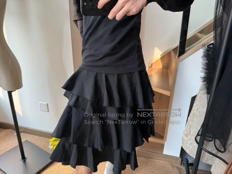 Comme des Garcons Comme des Garcons size M Lace design culottes Size 22" - 3 Thumbnail