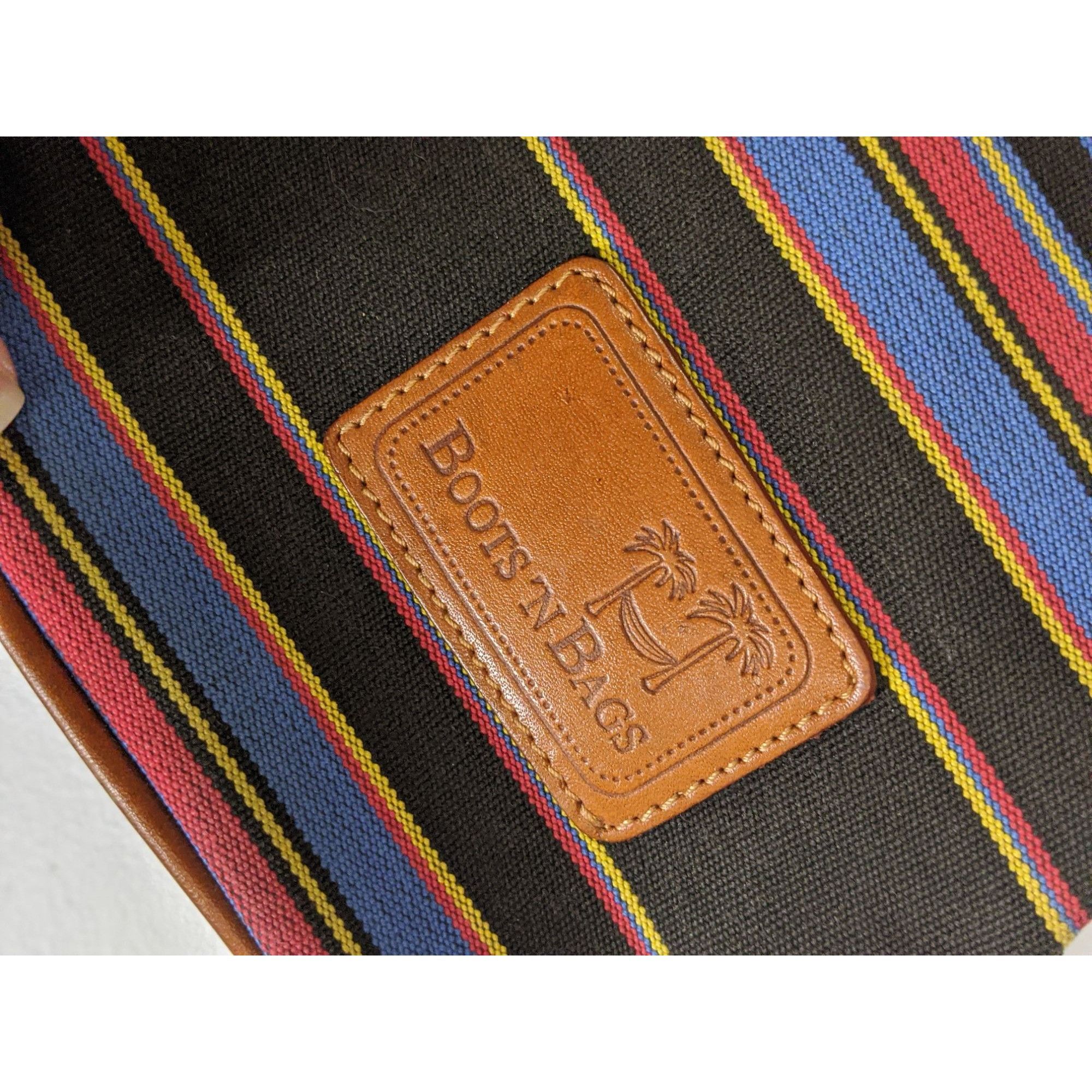 Other Boots N Bags Southwestern Canvas Sling Bag With Leather Acce Size ONE SIZE - 5 Thumbnail