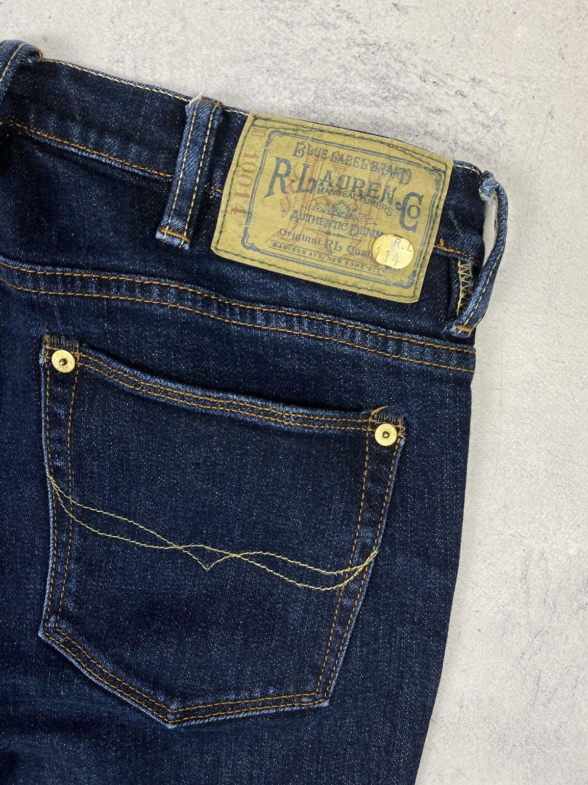 Polo Ralph Lauren × Ralph Lauren × Vintage Vintage Polo Ralph Lauren Flared Bootcut Denim Jeans Y2K Size 29" - 4 Thumbnail