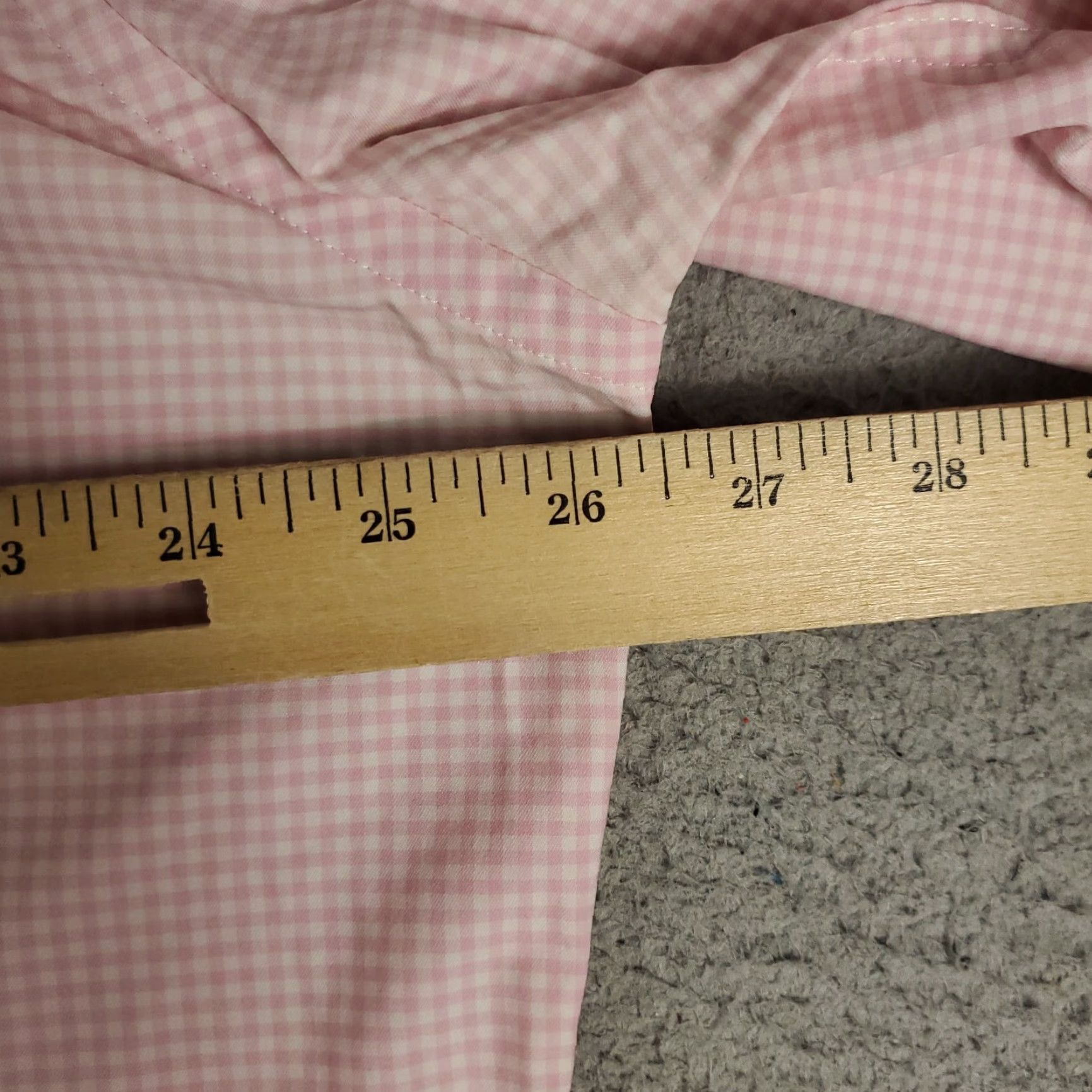 Peter Millar Peter Millar Shirt Mens XL Pink Check Nylon Button Up Summer Comfort Size US XL / EU 56 / 4 - 7 Thumbnail
